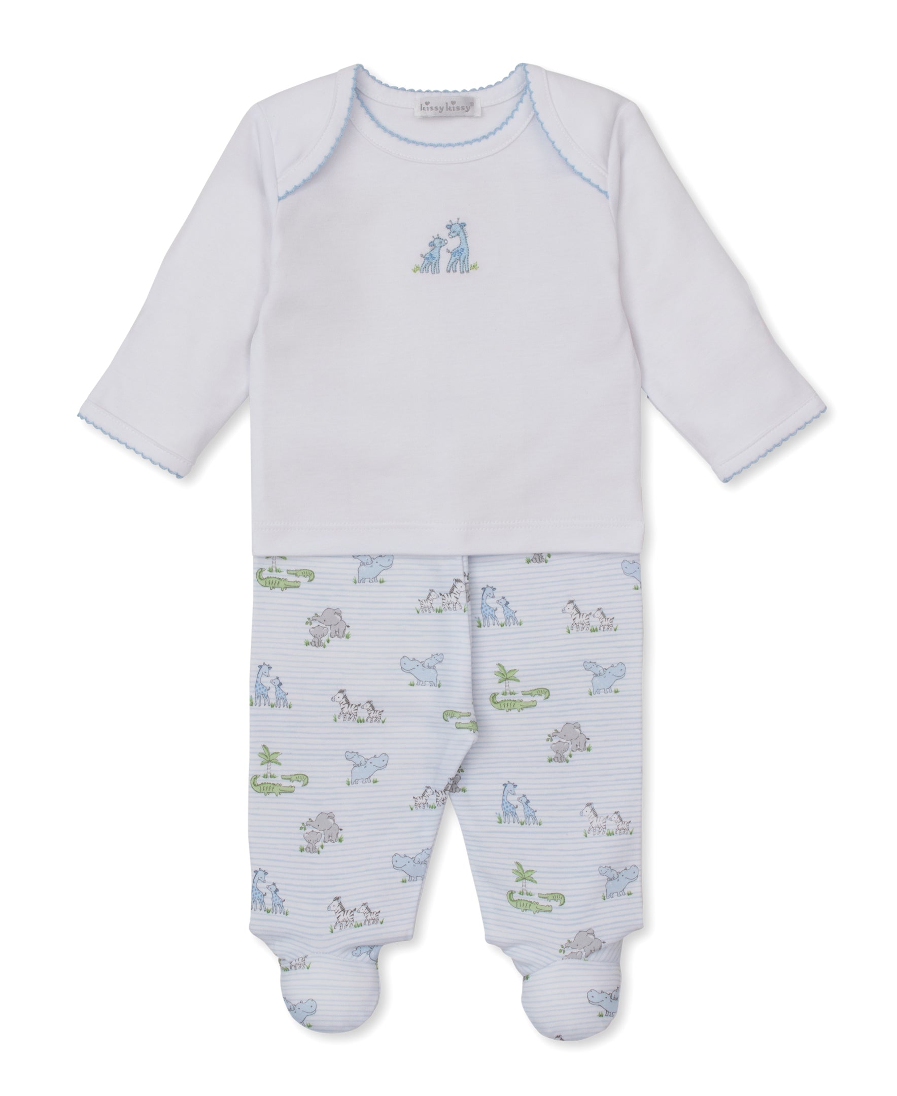 Safari Party Blue Footed Pant Set