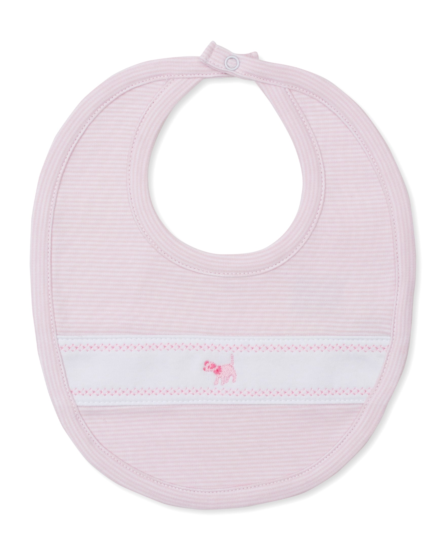 Classic Treasures FA25 Pink Stripe Bib - Kissy Kissy