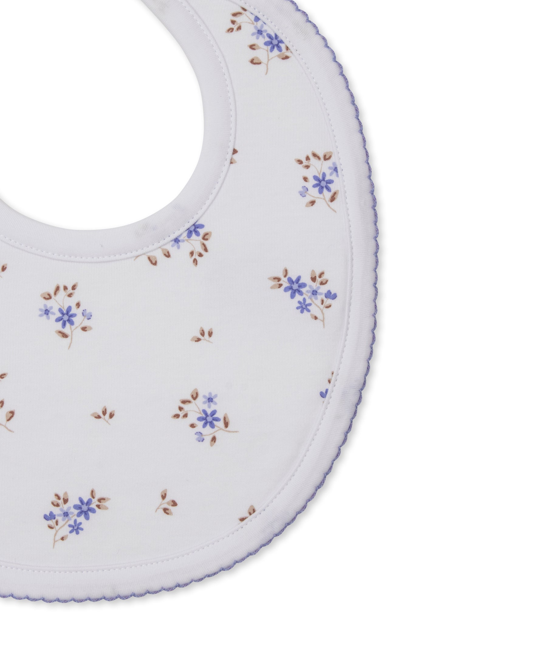 Tiny Blossoms Lilac Bib - Kissy Kissy
