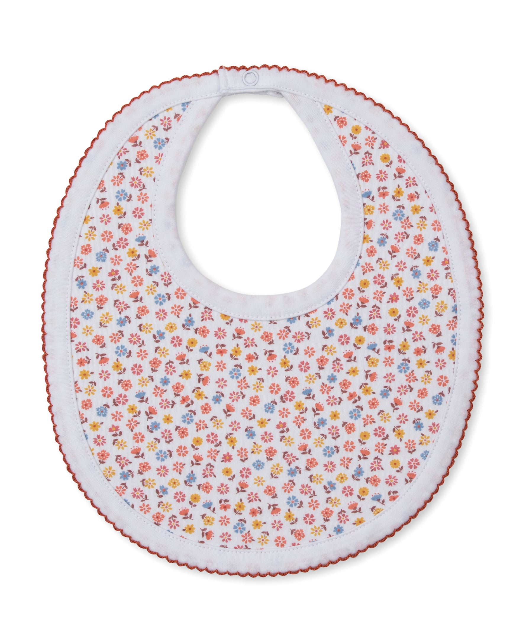 Patchwork Pumpkin Floral Bib - Kissy Kissy