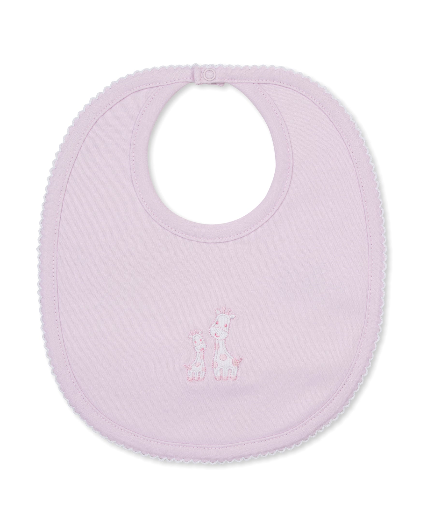 Giraffe Laughs Pink Bib - Kissy Kissy