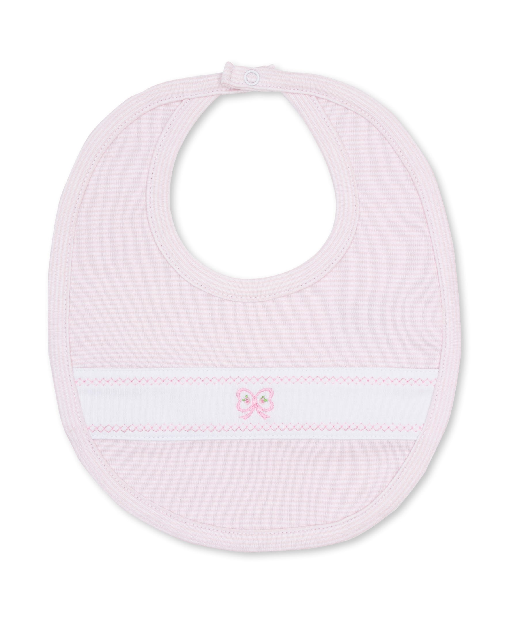 Classic Treasures FA26 Pink Stripe Bib
