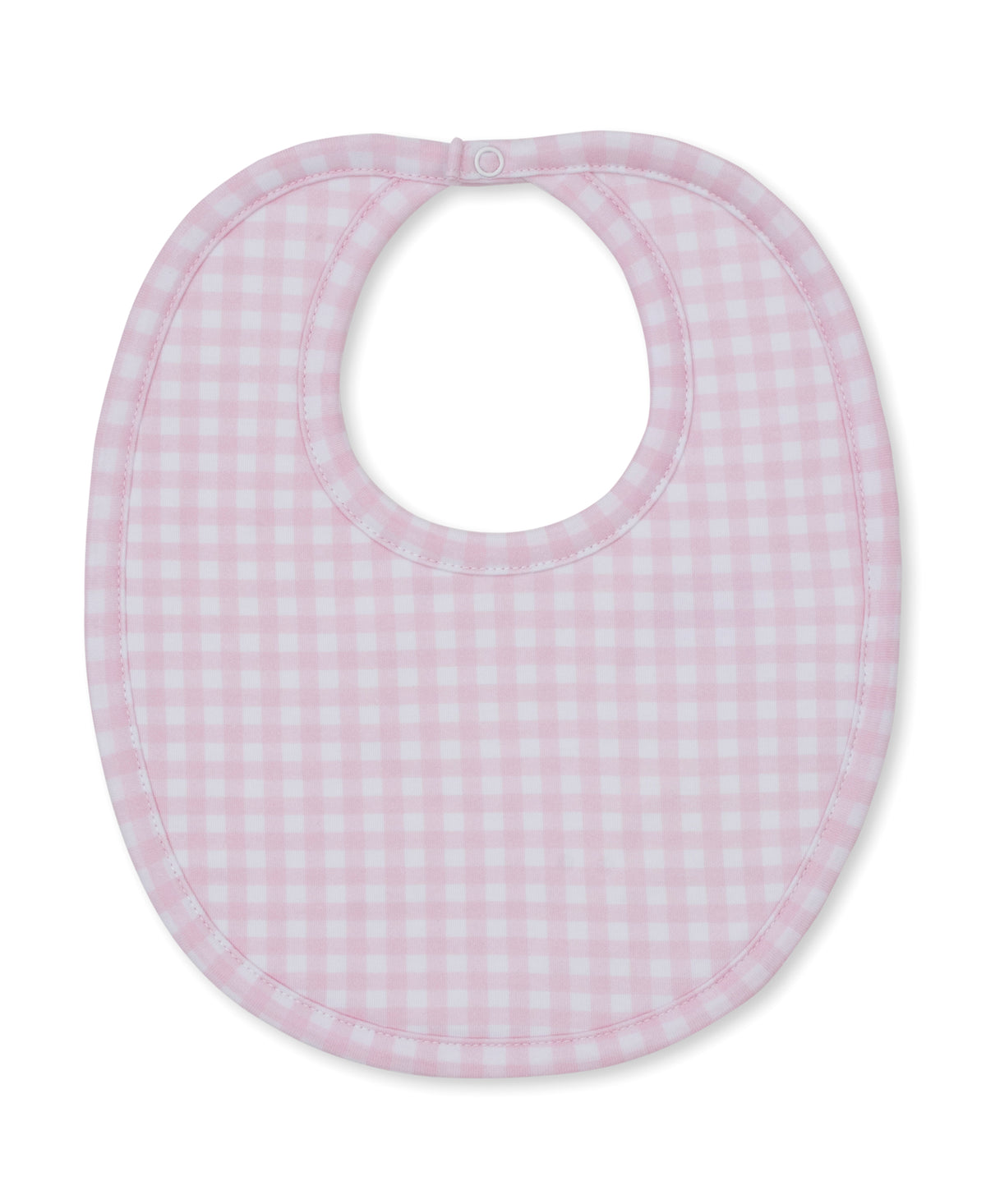 Gingham Traditions Pink Bib - Kissy Kissy