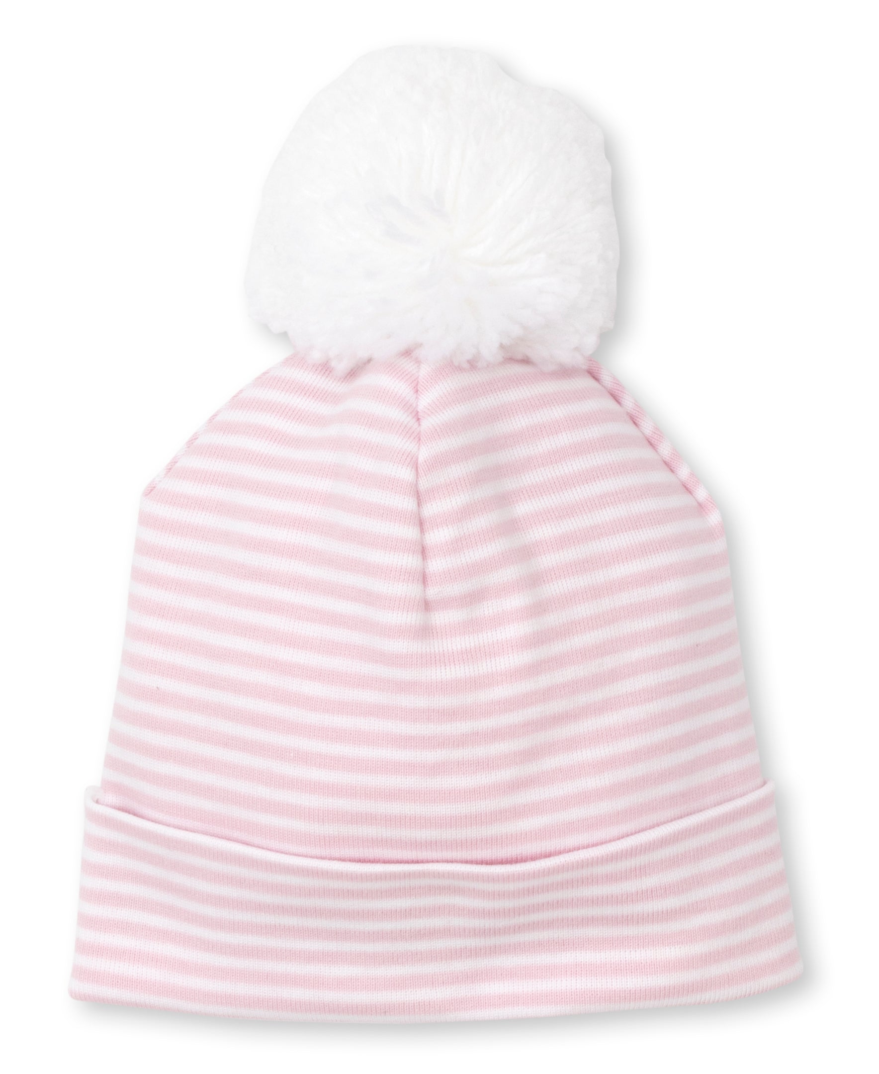 Classic Rib Pink Stripe Hat - Kissy Kissy