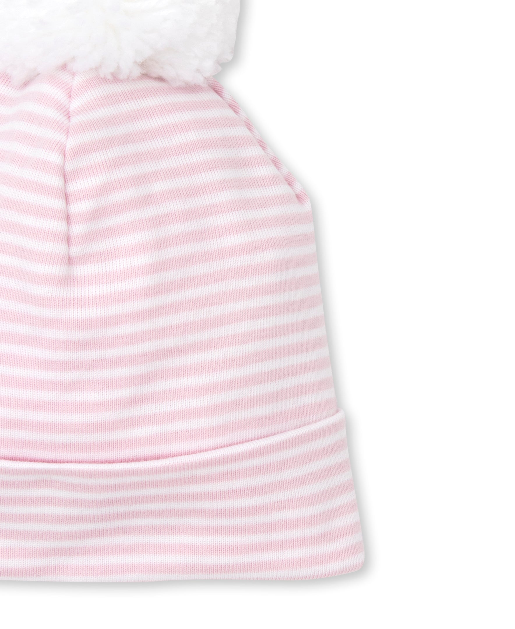 Classic Rib Pink Stripe Hat - Kissy Kissy