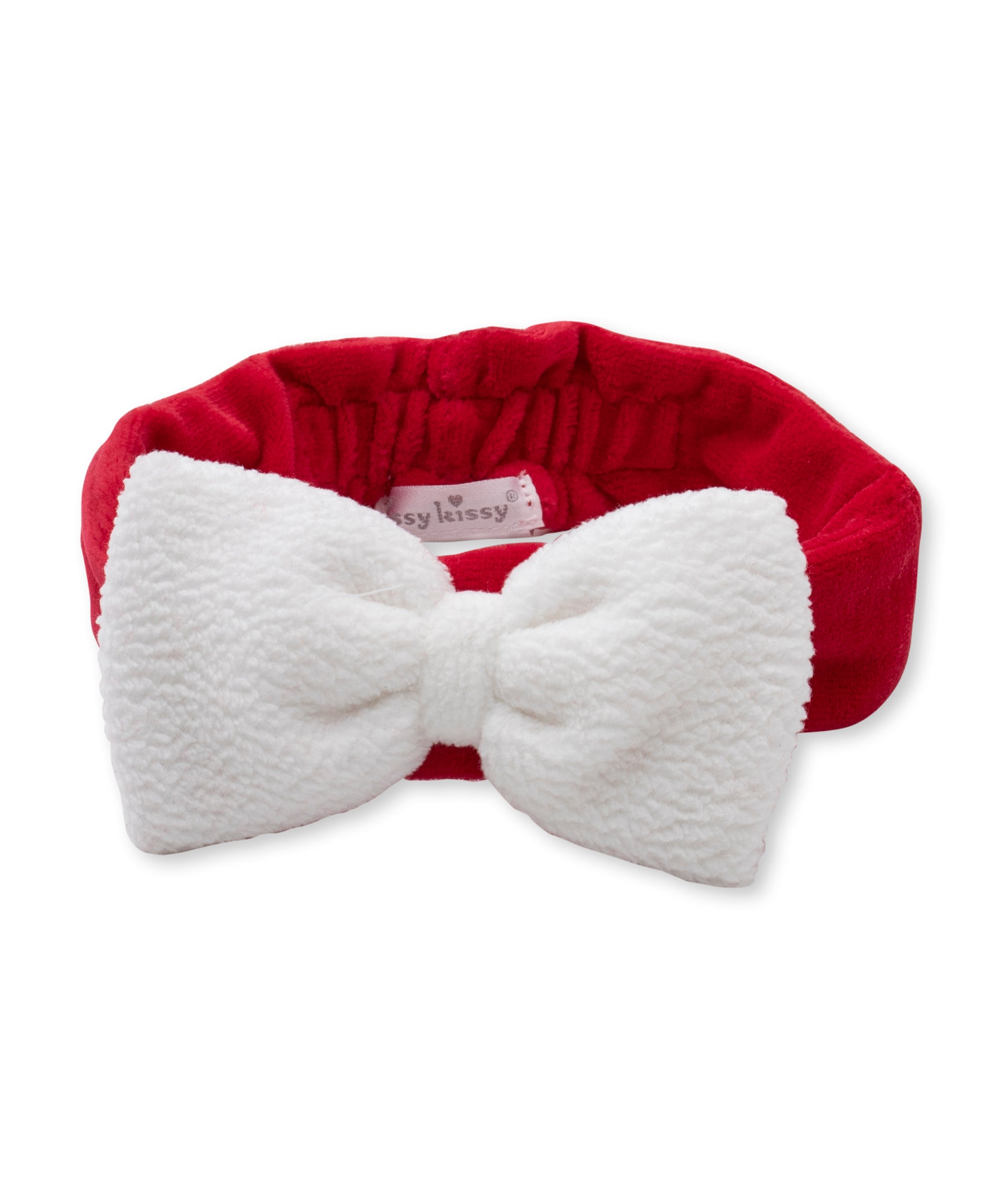 North Pole Reindeer Velour Headband - Kissy Kissy