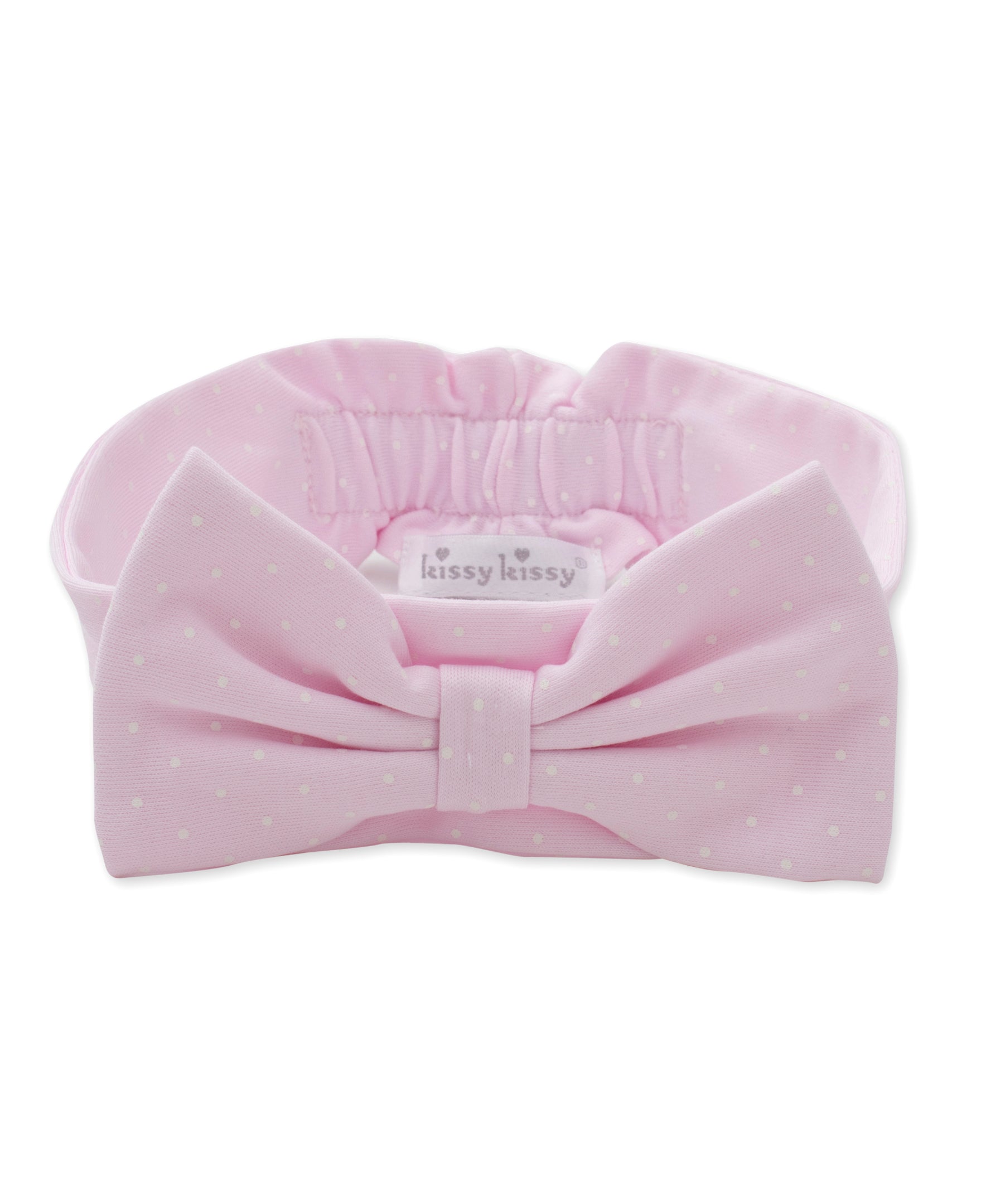Pink/White New Kissy Dots Headband - Kissy Kissy