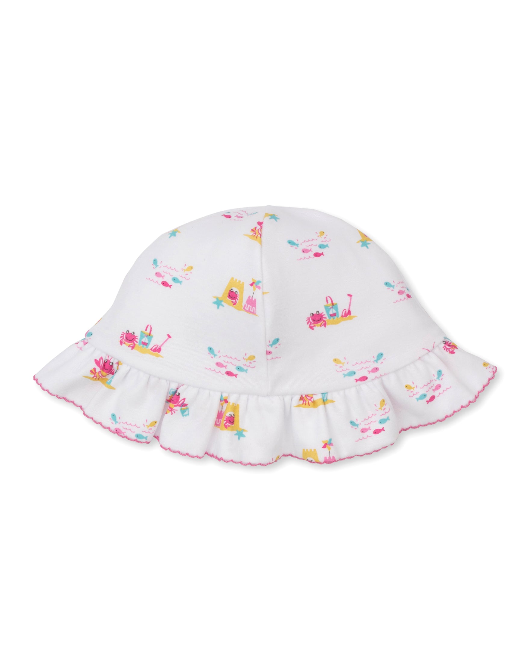 Lobsters Sandy Smiles Pink Floppy Hat - Kissy Kissy