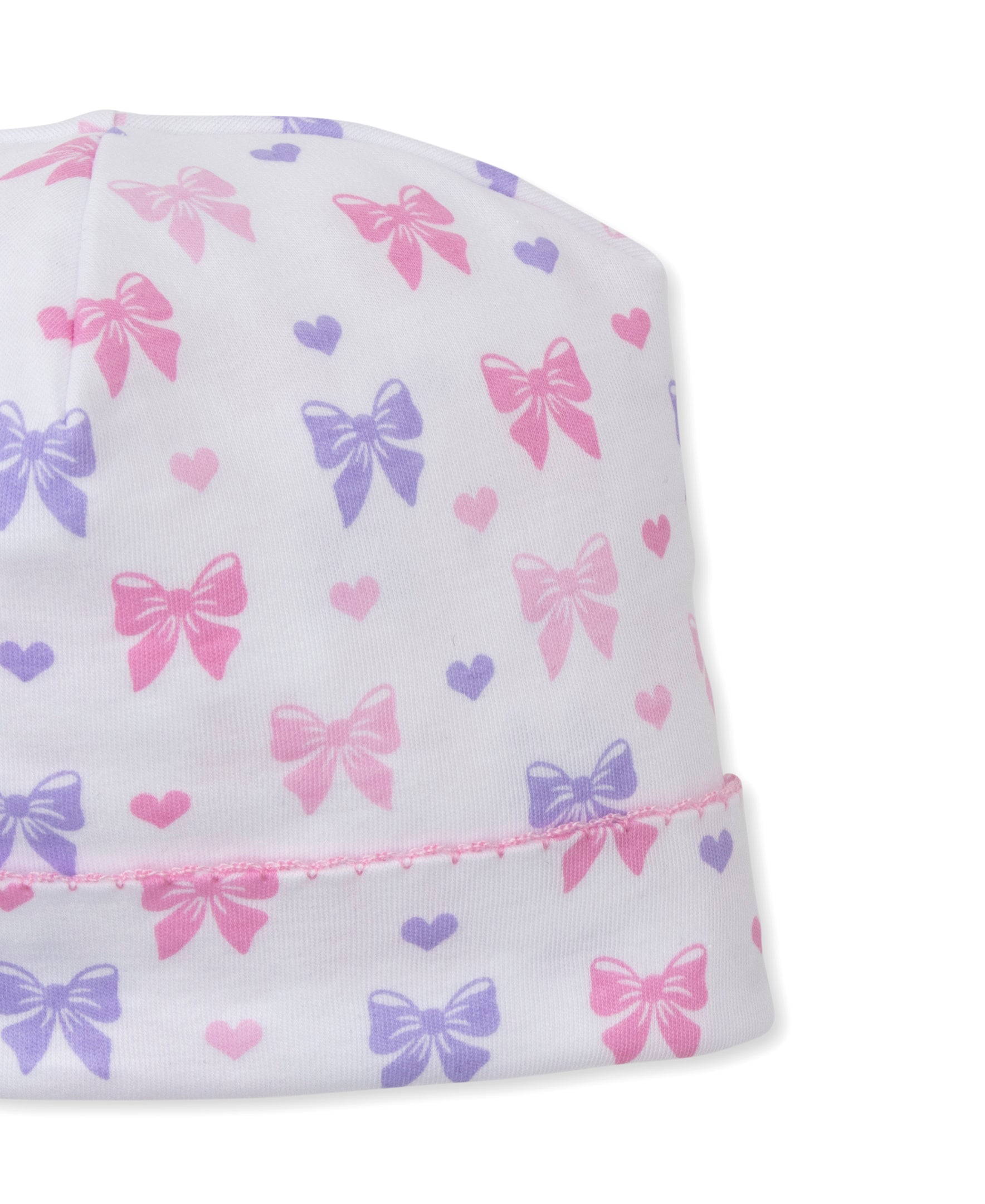 Billowy Bows White Hat - Kissy Kissy
