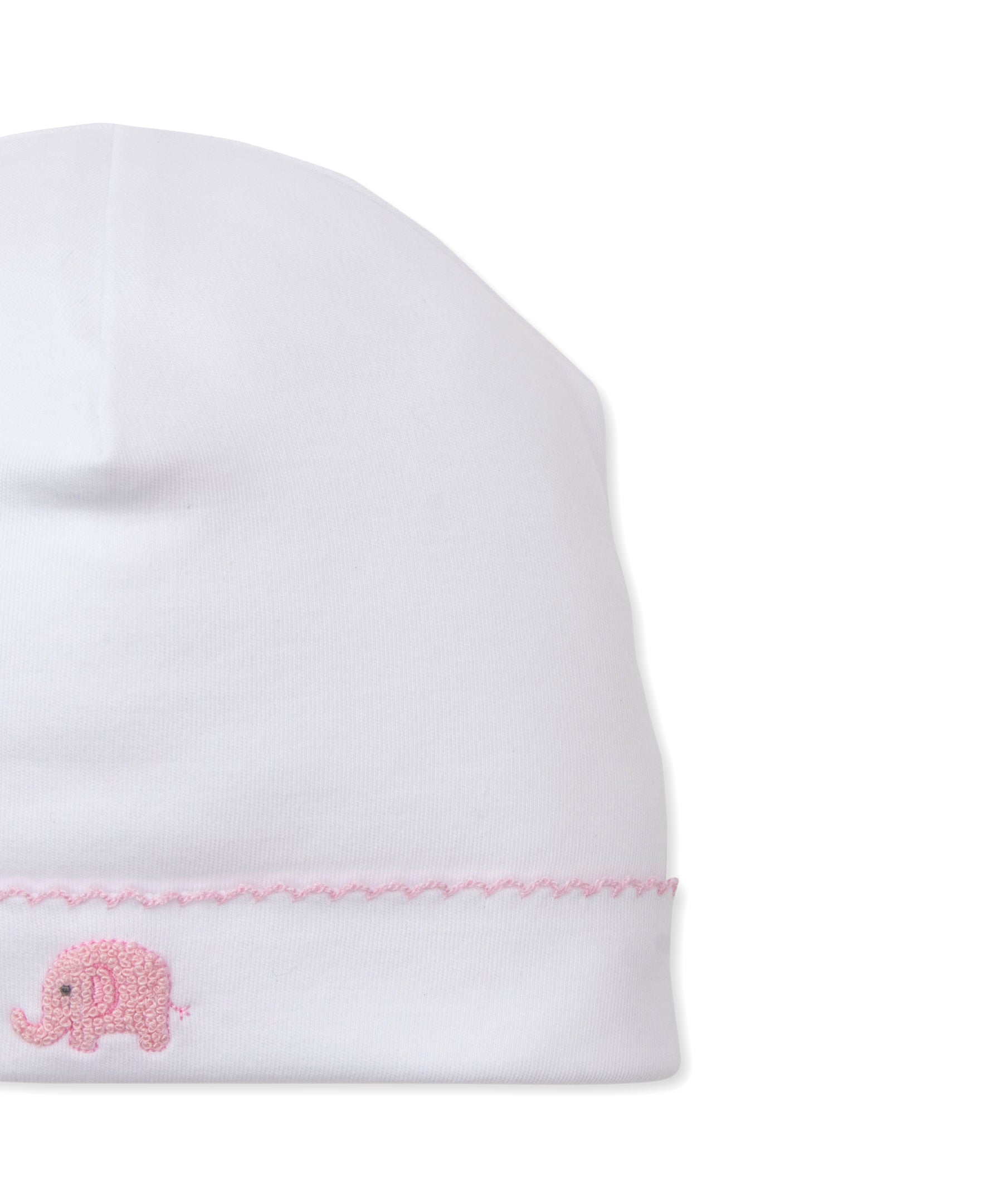 SCE Safari Wild White/Pink Hand Emb. Hat - Kissy Kissy