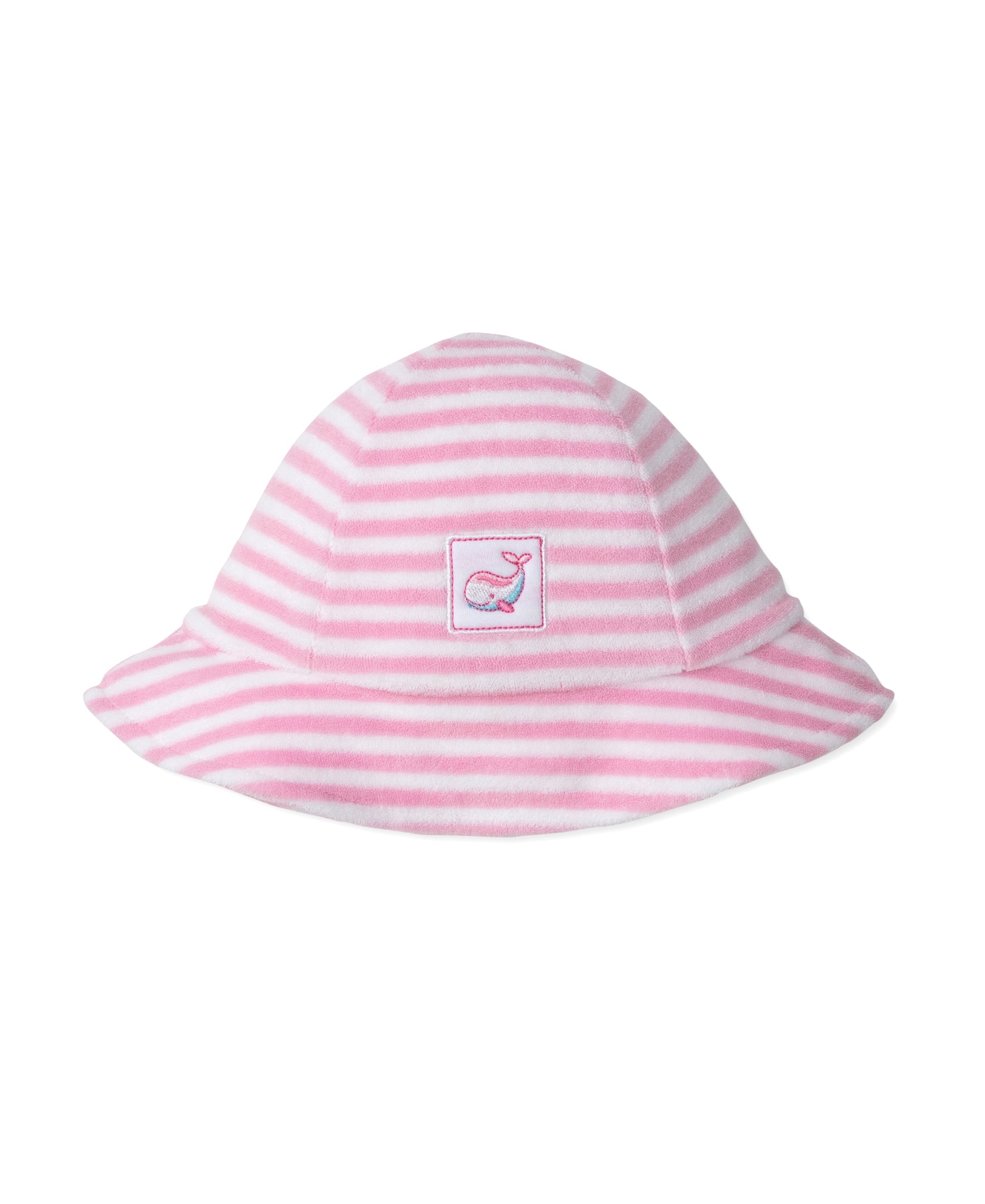 Whale Pods Pink Stripe Terry Sunhat - Kissy Kissy