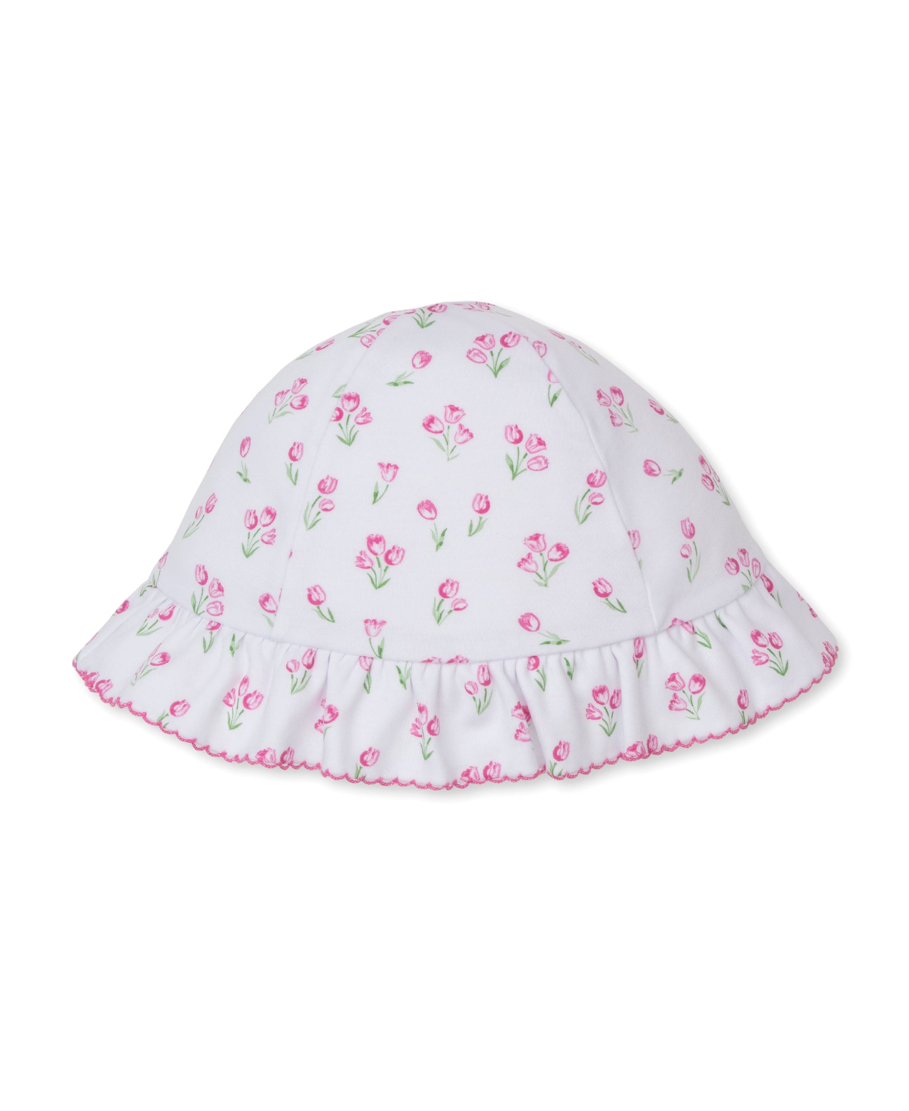 Timeless Tulips White Floppy Hat