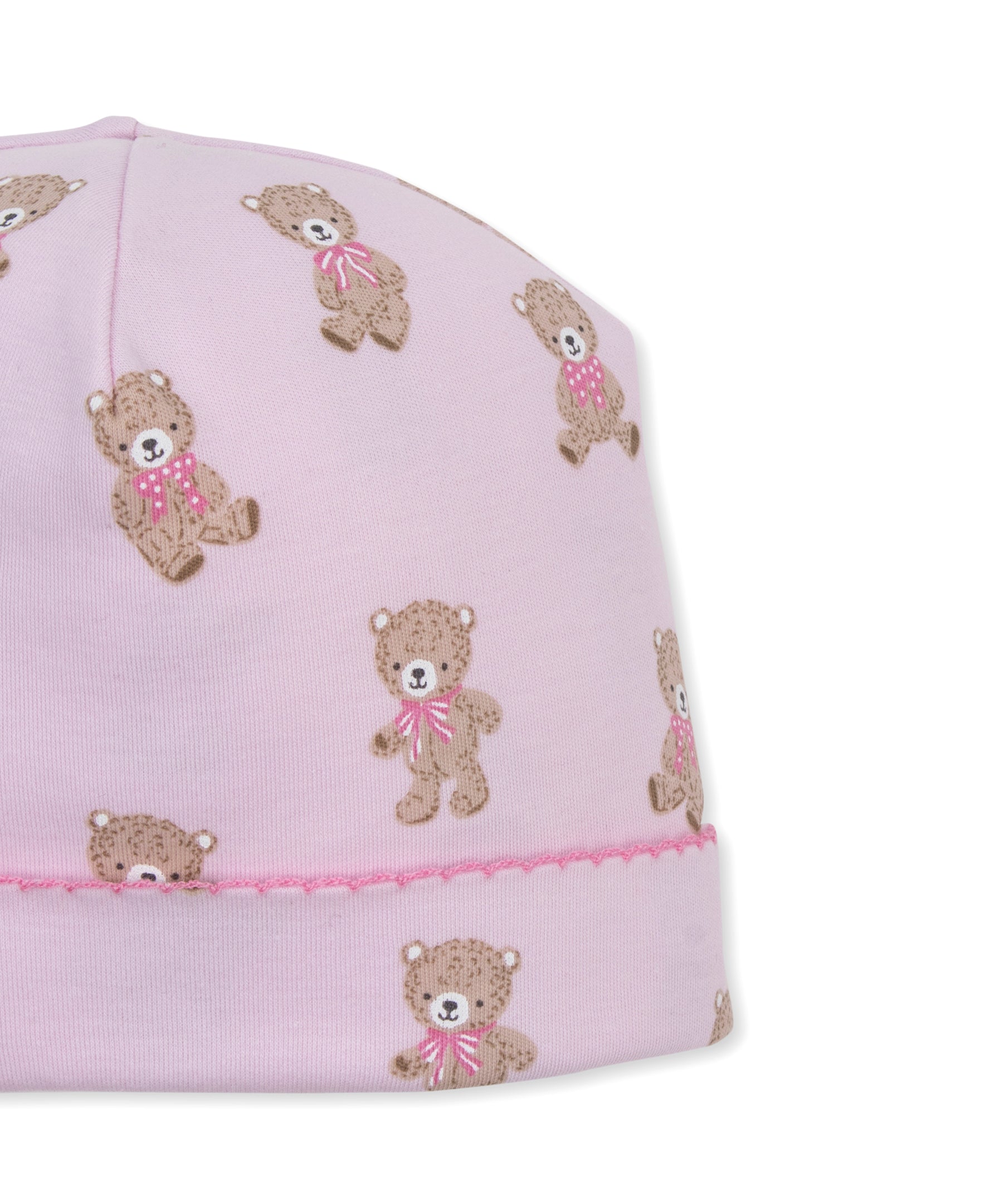 Teddy Bear Club Pink Print Hat