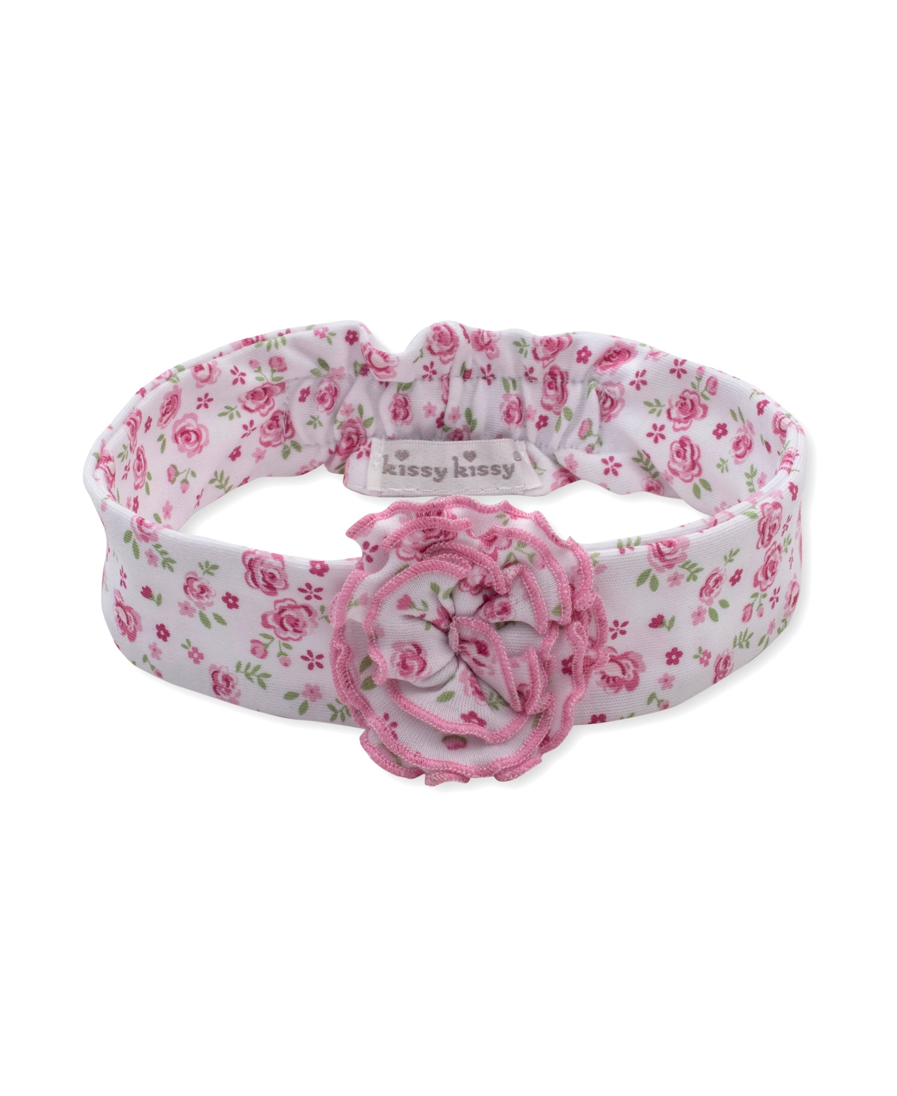 Cottage Roses Pink Headband - Kissy Kissy