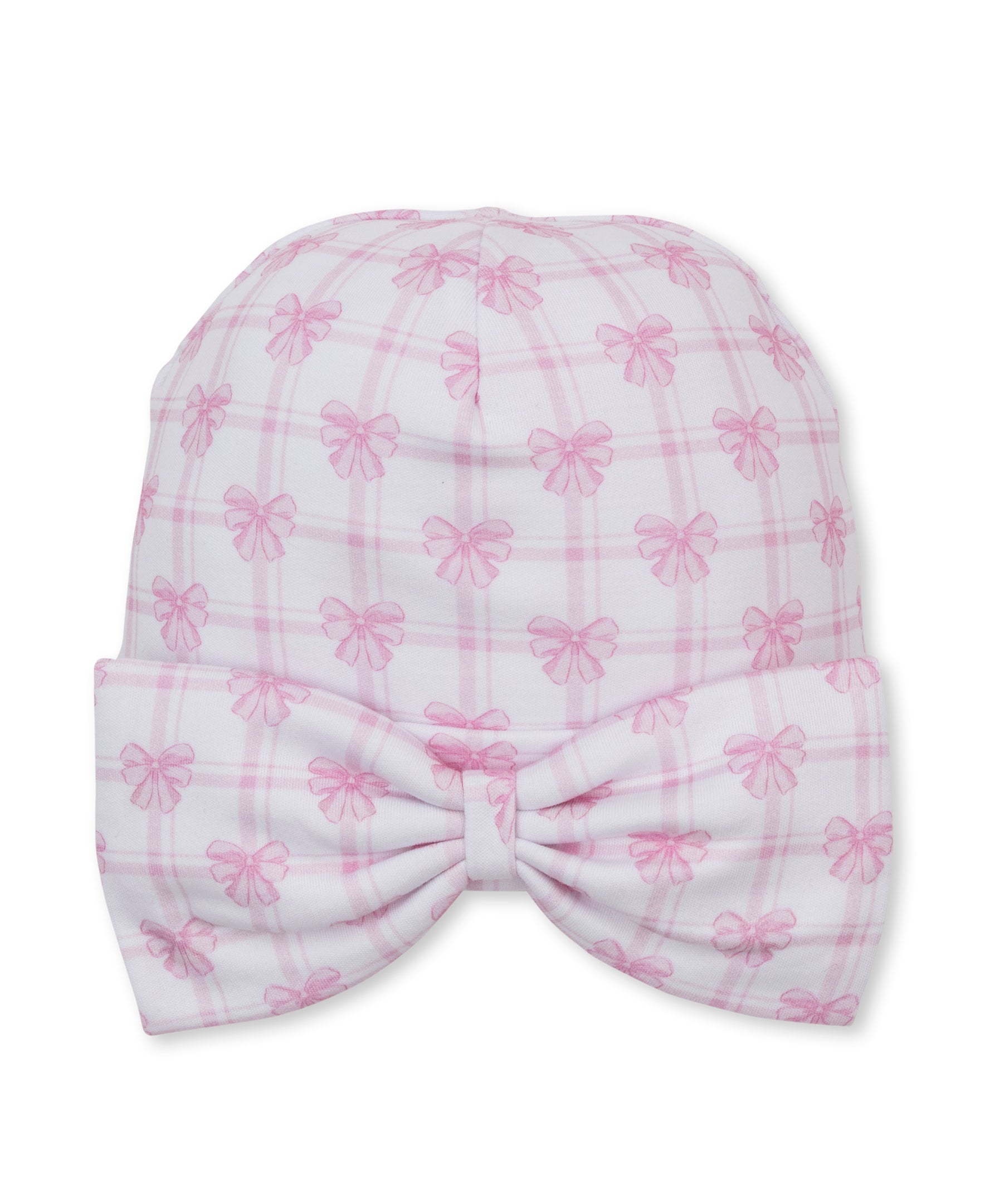Windowpane Bows Pink Novelty Hat