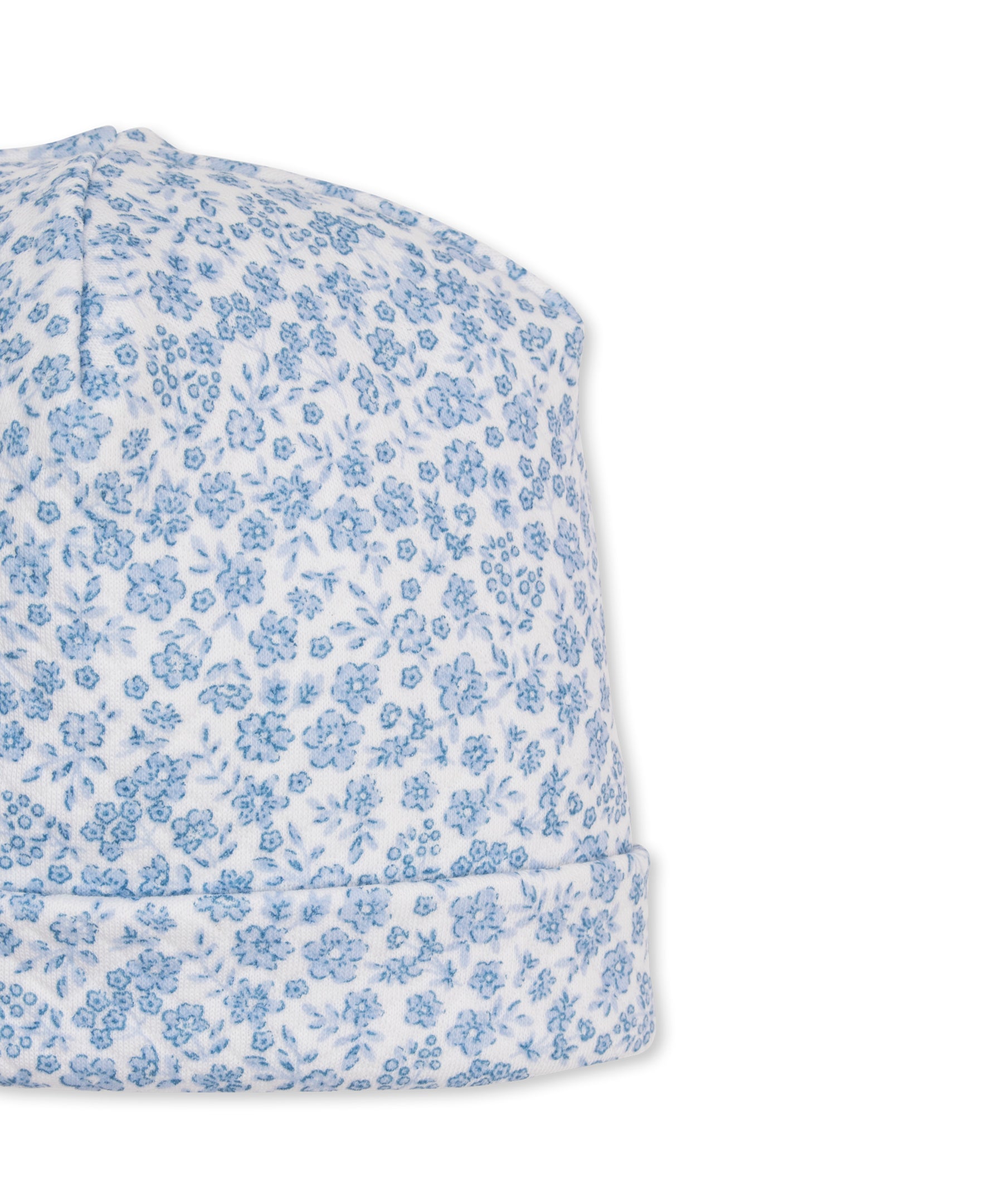 Fall Blooms Blue Jacquard Hat - Kissy Kissy