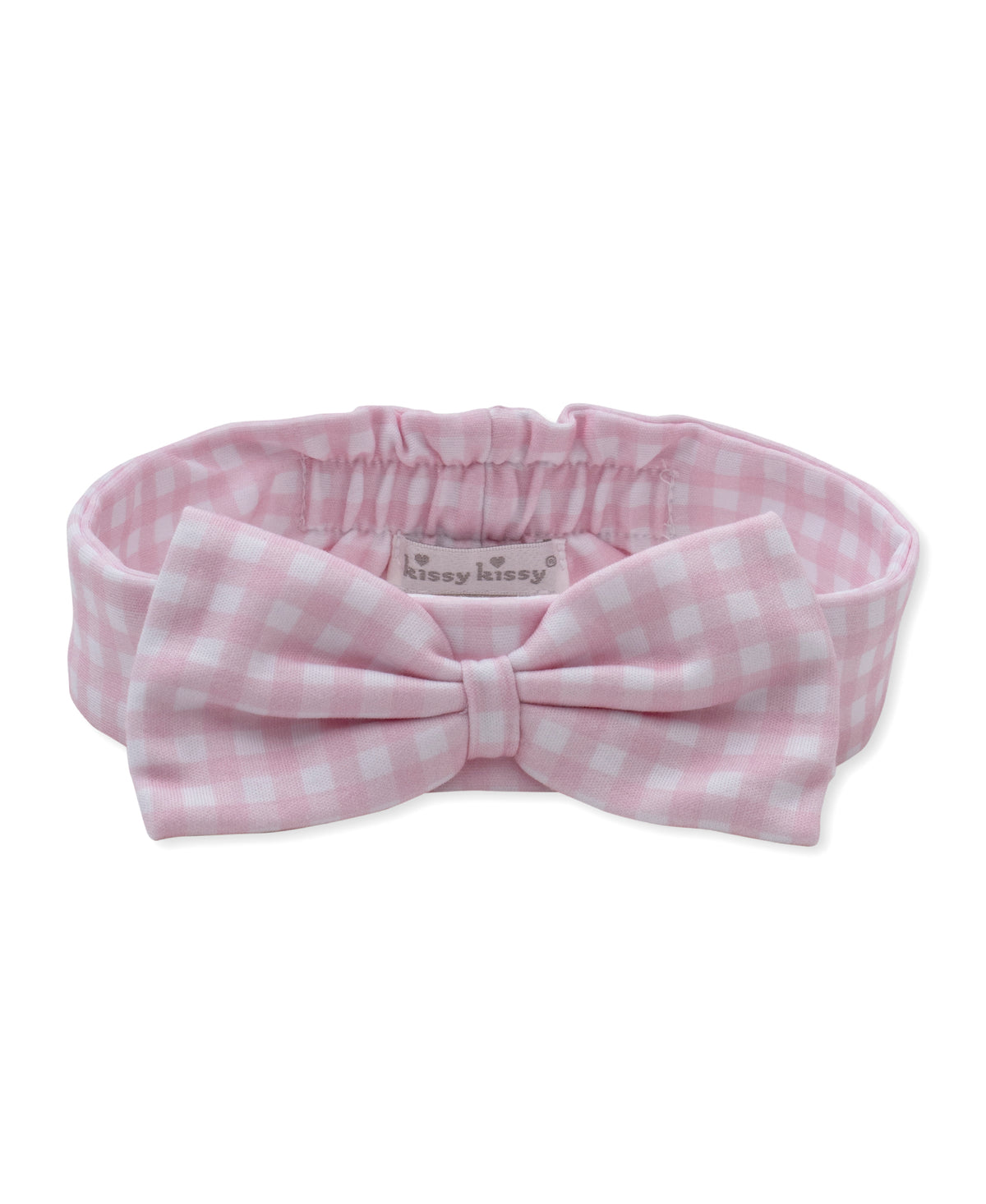 Gingham Traditions Pink Headband - Kissy Kissy