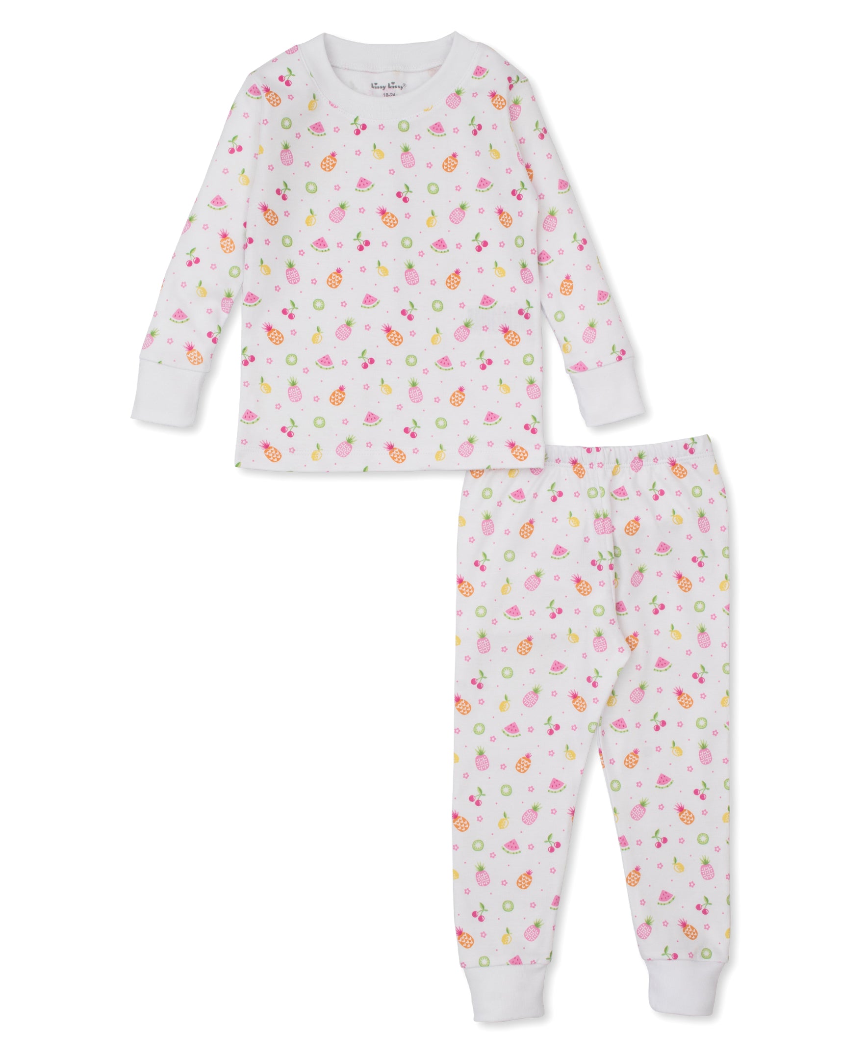 Fruit Fiesta White Pajama Set - Kissy Kissy