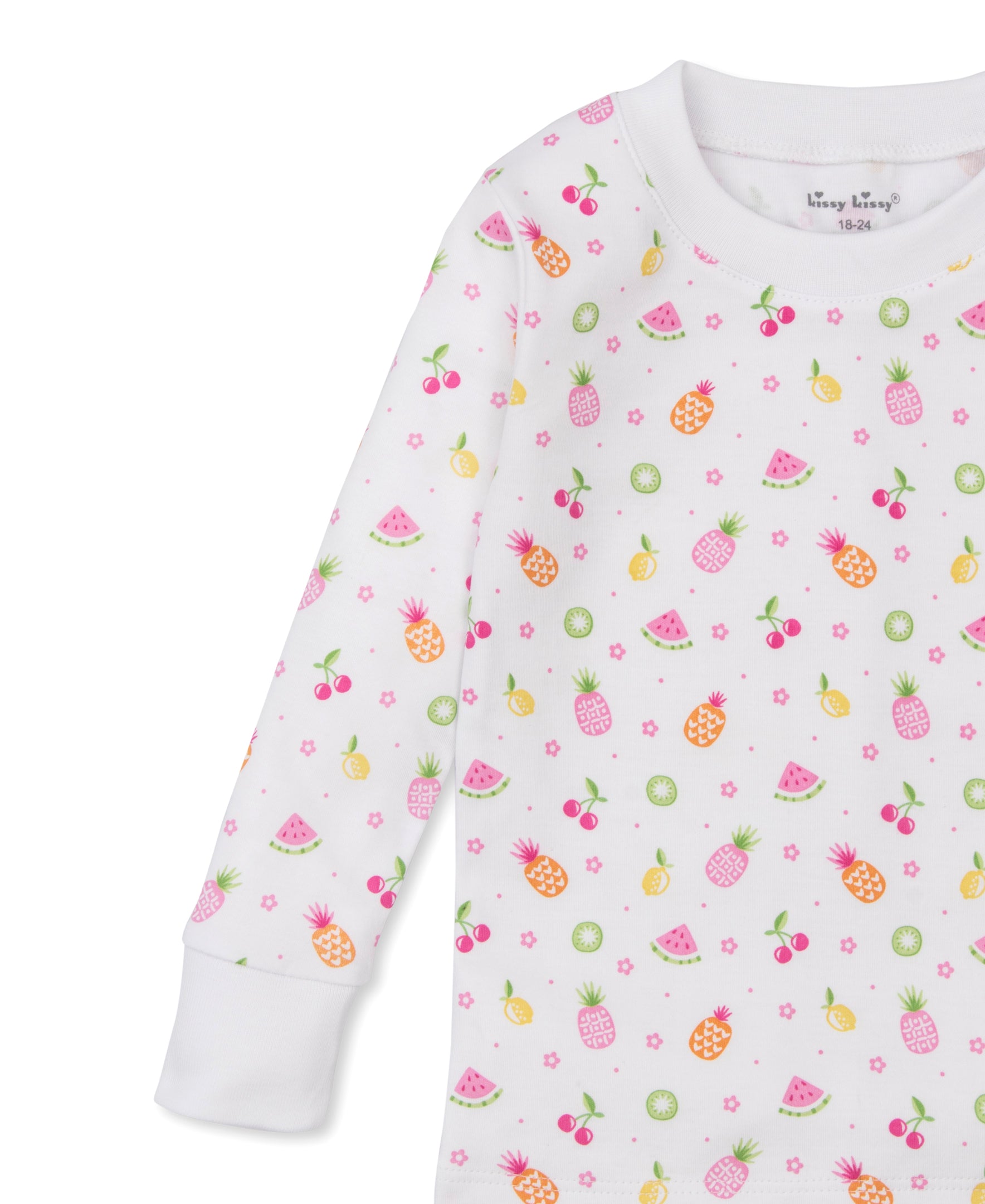 Fruit Fiesta White Pajama Set - Kissy Kissy
