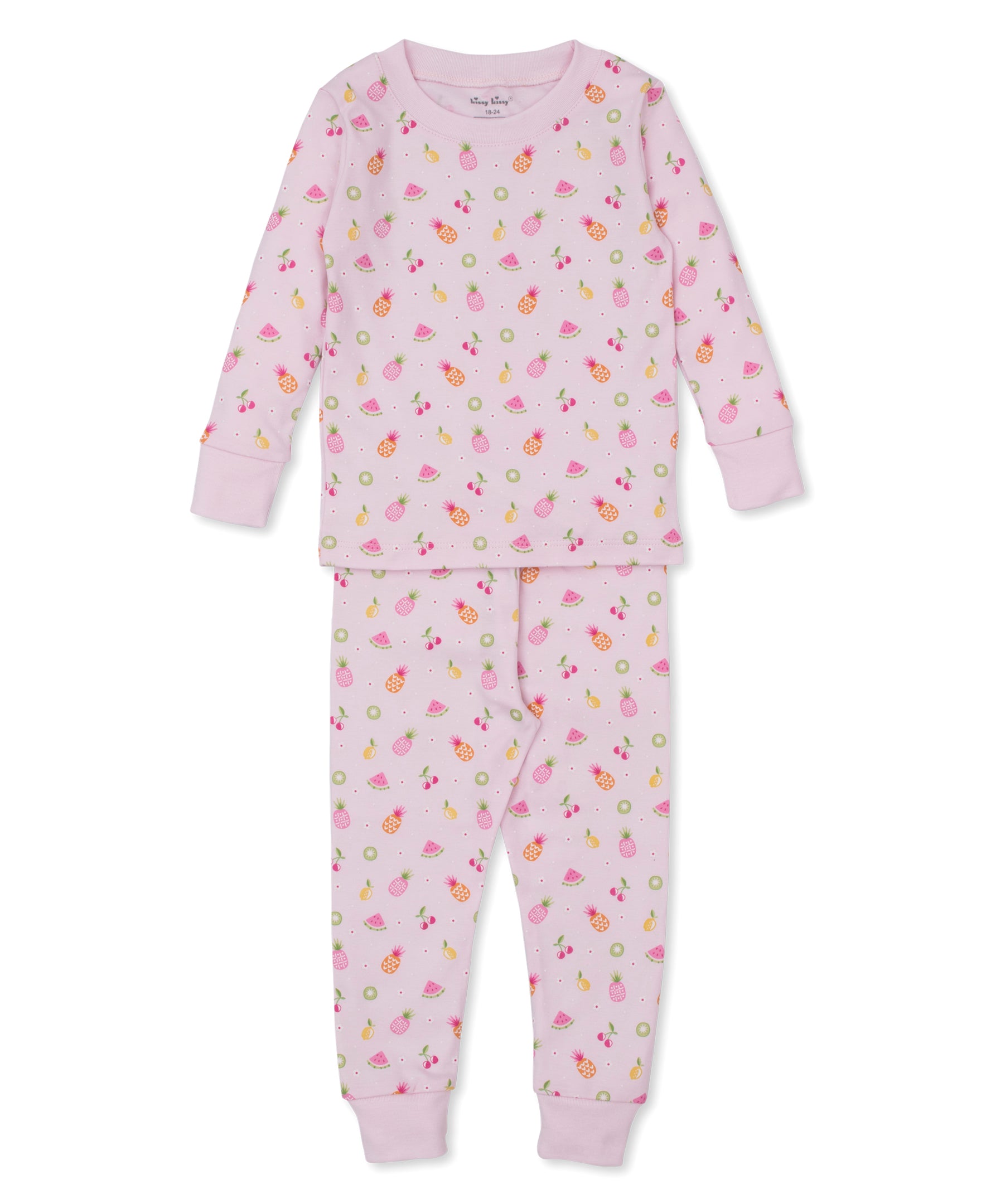 Fruit Fiesta Pink Toddler Pajama Set - Kissy Kissy