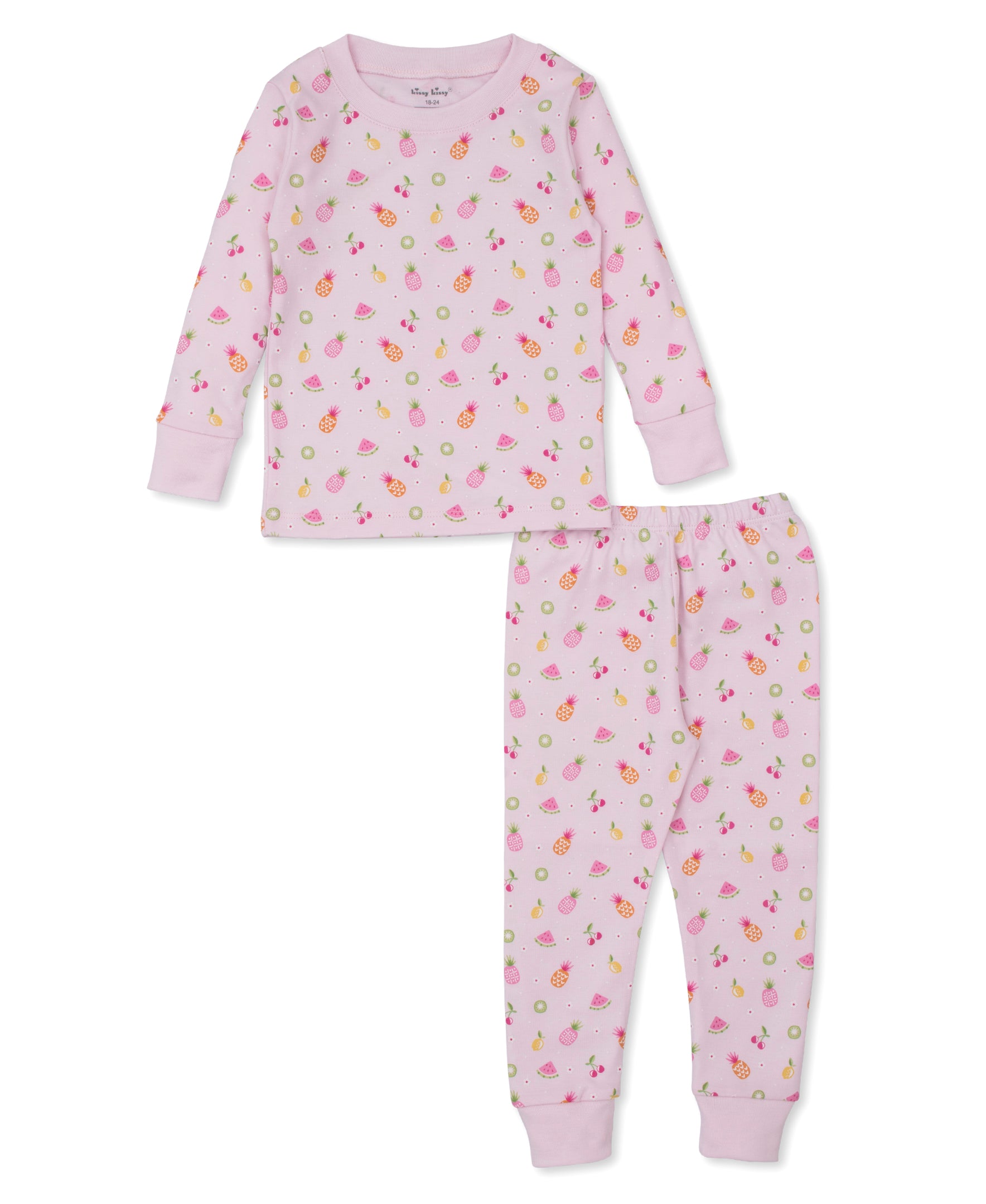 Fruit Fiesta Pink Toddler Pajama Set - Kissy Kissy