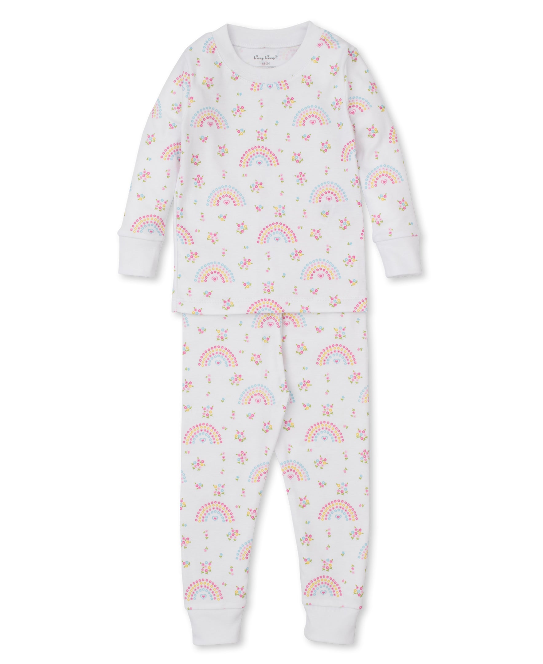 Rainbows Abloom Toddler Pajama Set - Kissy Kissy