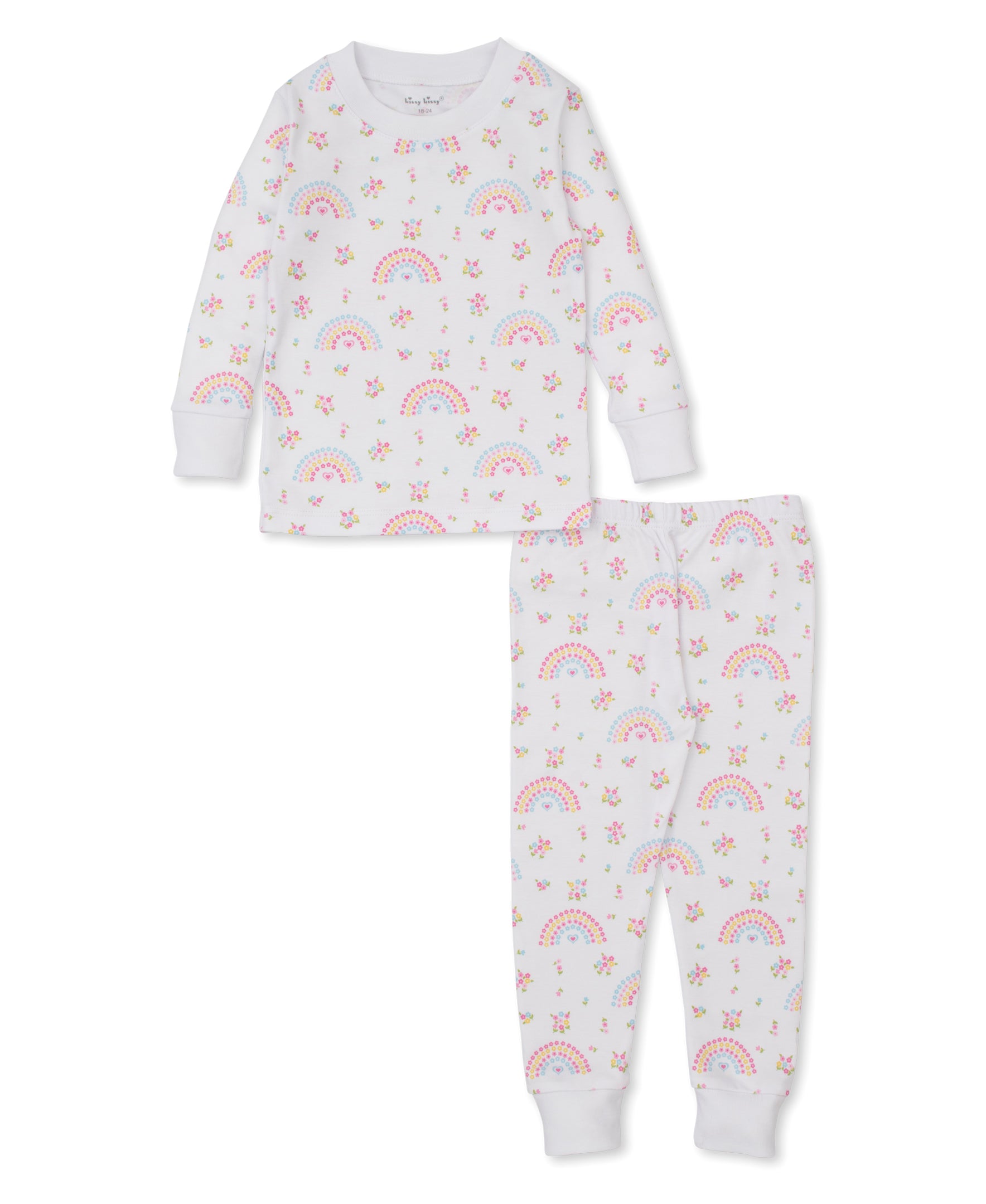 Rainbows Abloom Toddler Pajama Set - Kissy Kissy