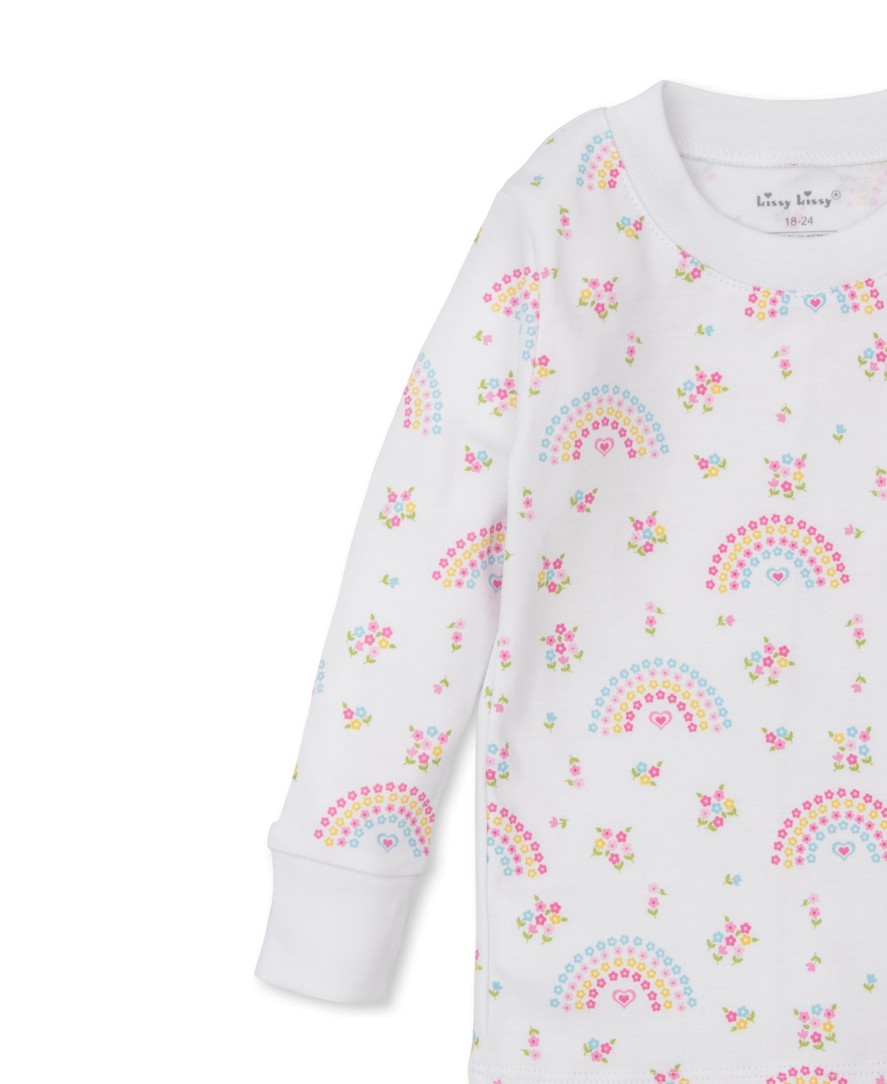 Rainbows Abloom Toddler Pajama Set - Kissy Kissy