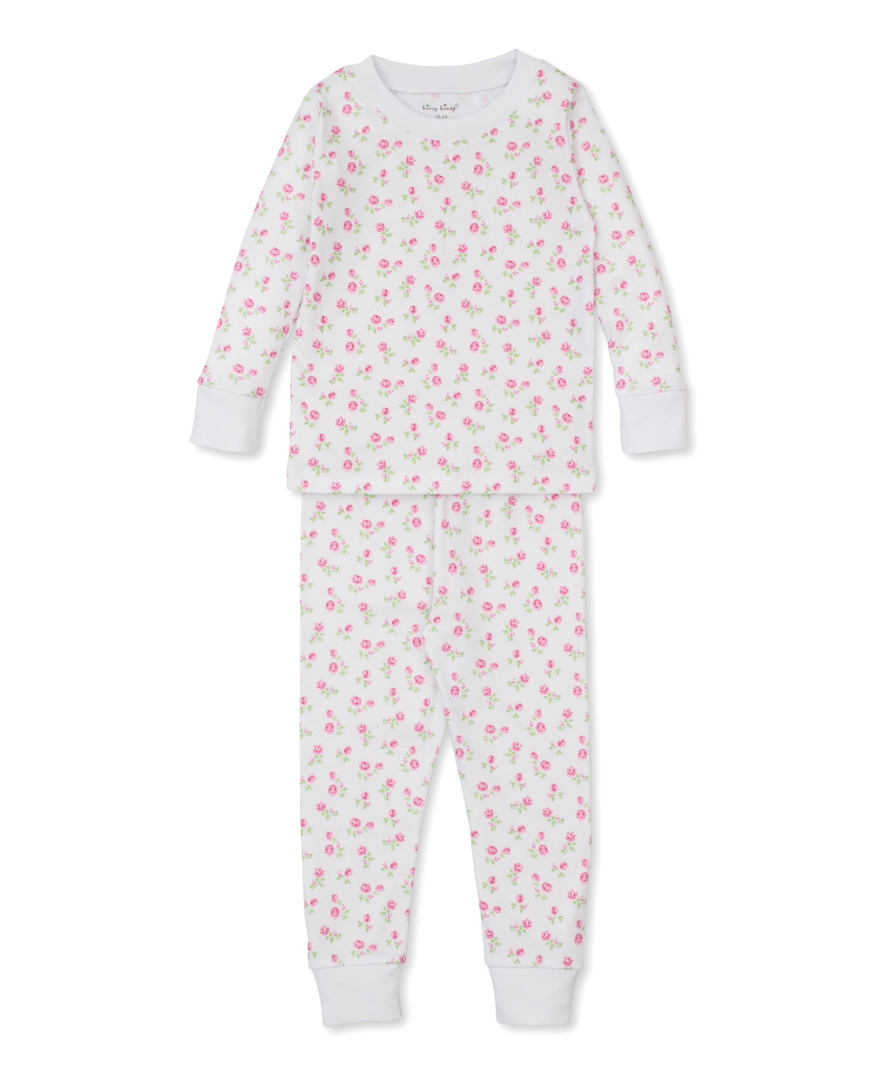 Rosy Roses Toddler Pajama Set - Kissy Kissy