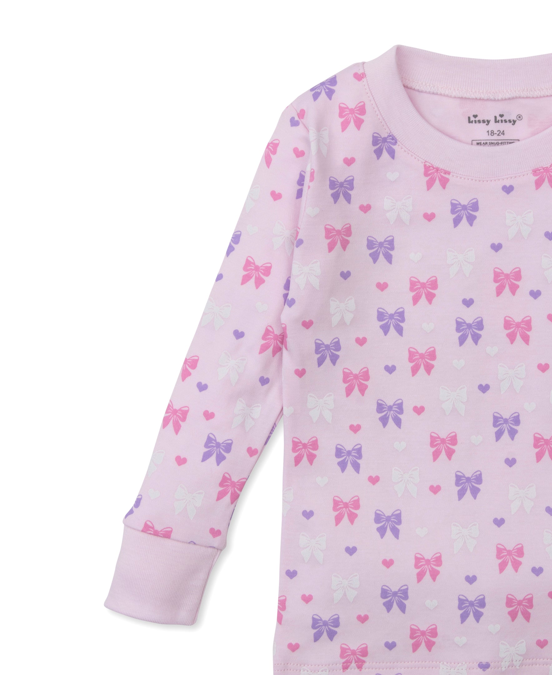 Billowy Bows Pink Pajama Set - Kissy Kissy
