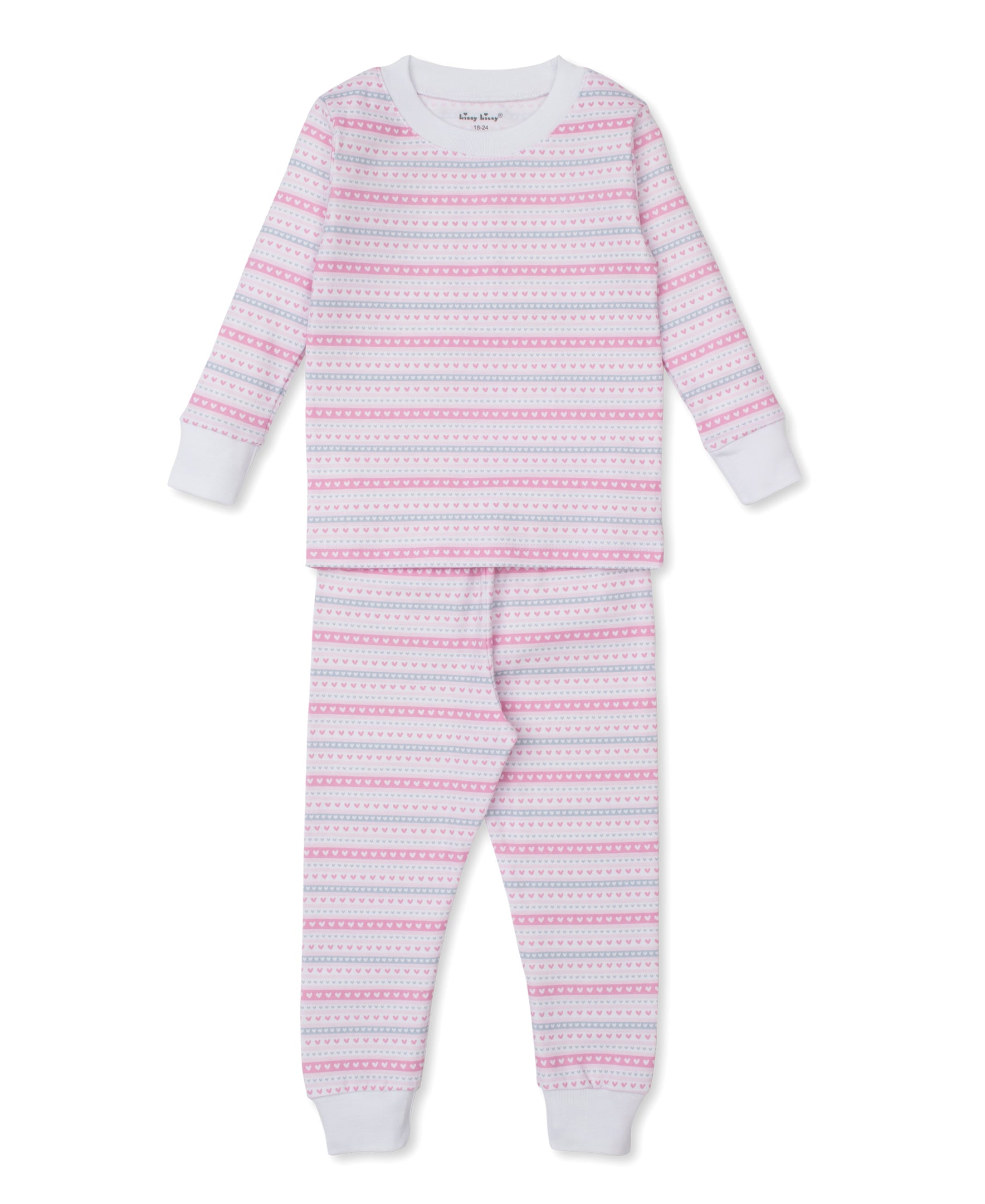Hearts Toddler Pajama Set - Kissy Kissy