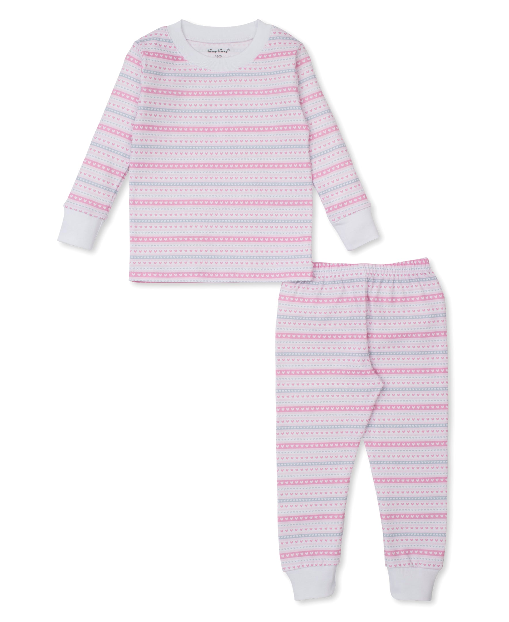 Hearts Toddler Pajama Set - Kissy Kissy