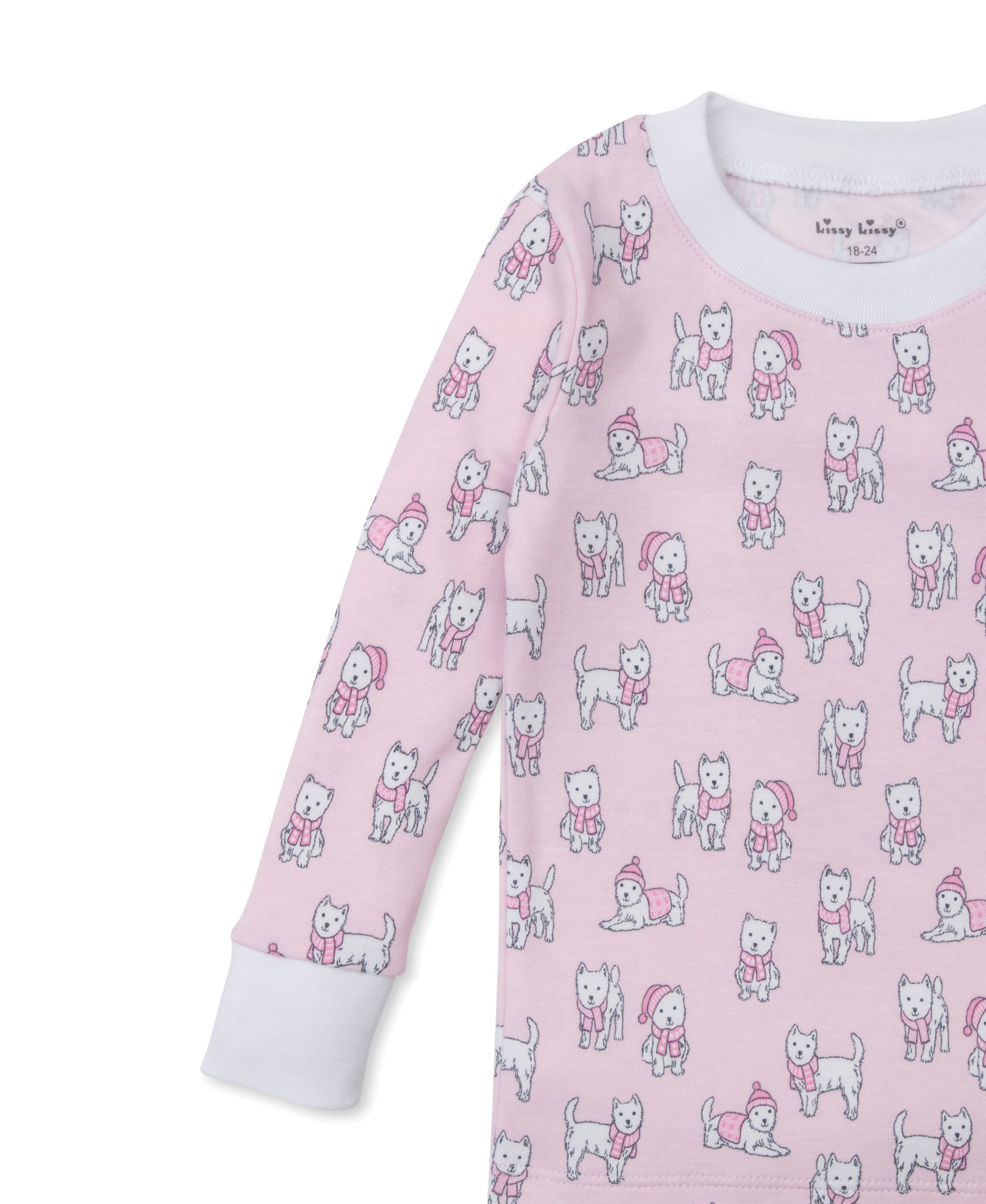 Pack of Pups Pink Pajama Set - Kissy Kissy