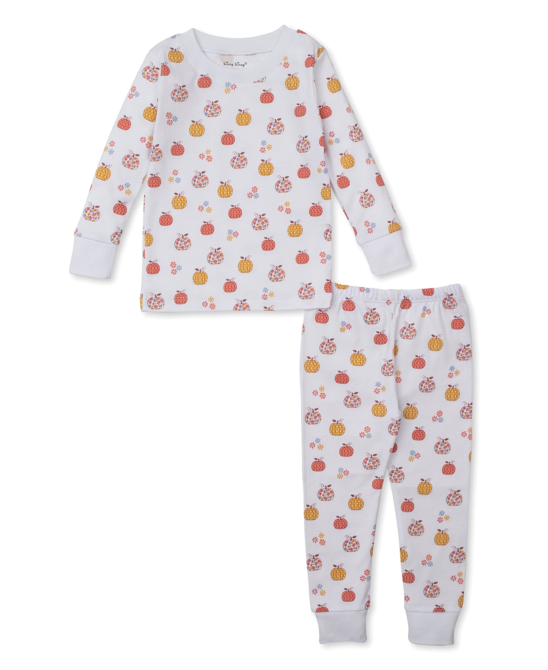 Patchwork Pumpkin Toddler Pajama Set - Kissy Kissy