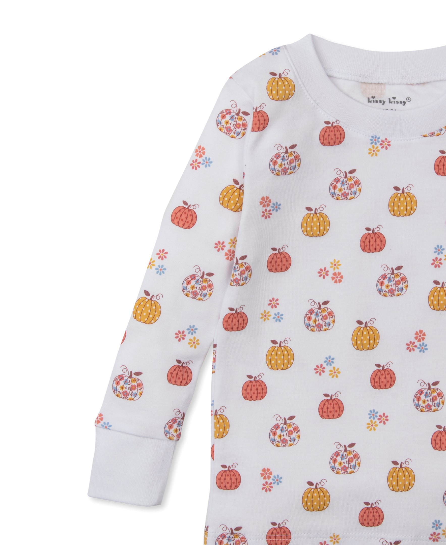 Patchwork Pumpkin Toddler Pajama Set - Kissy Kissy