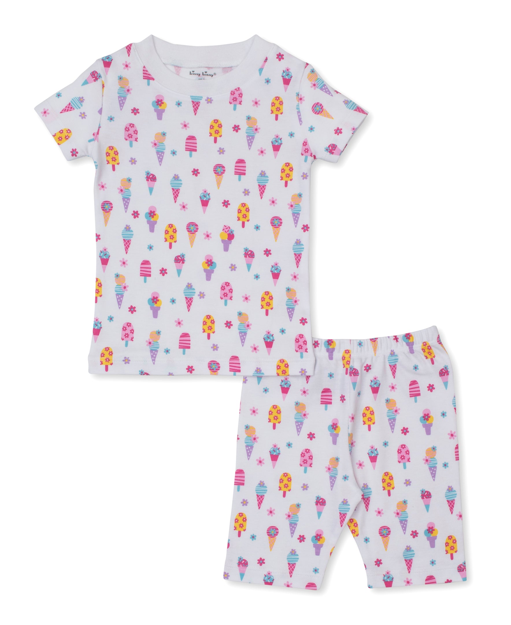 Popsicle Fun Short Toddler Pajama Set - Kissy Kissy