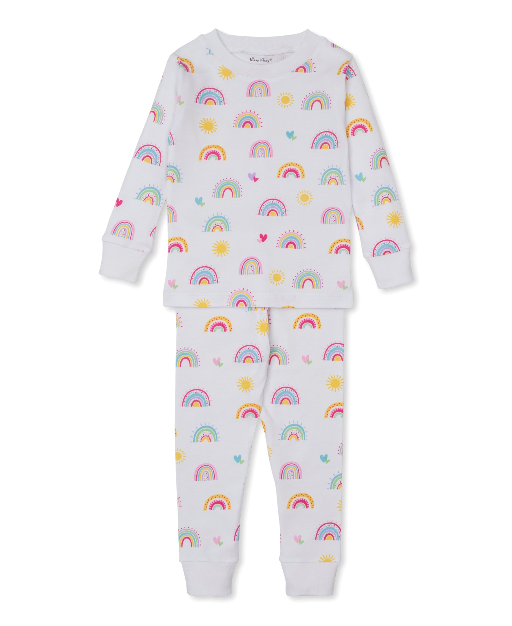Rainbow Sunshine Toddler Pajama Set - Kissy Kissy