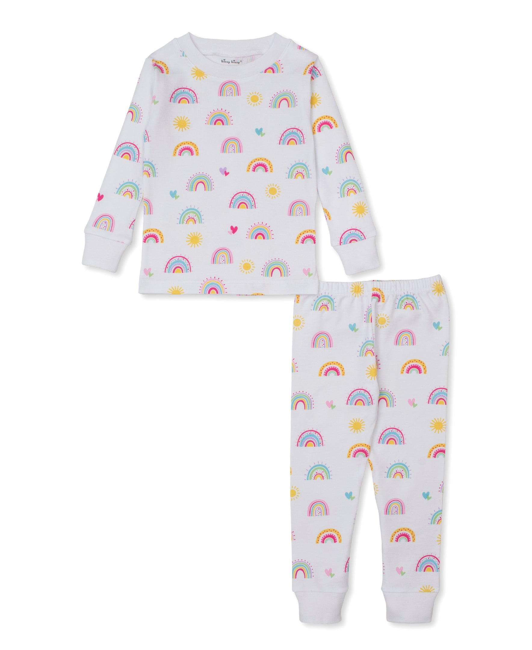 Rainbow Sunshine Toddler Pajama Set - Kissy Kissy