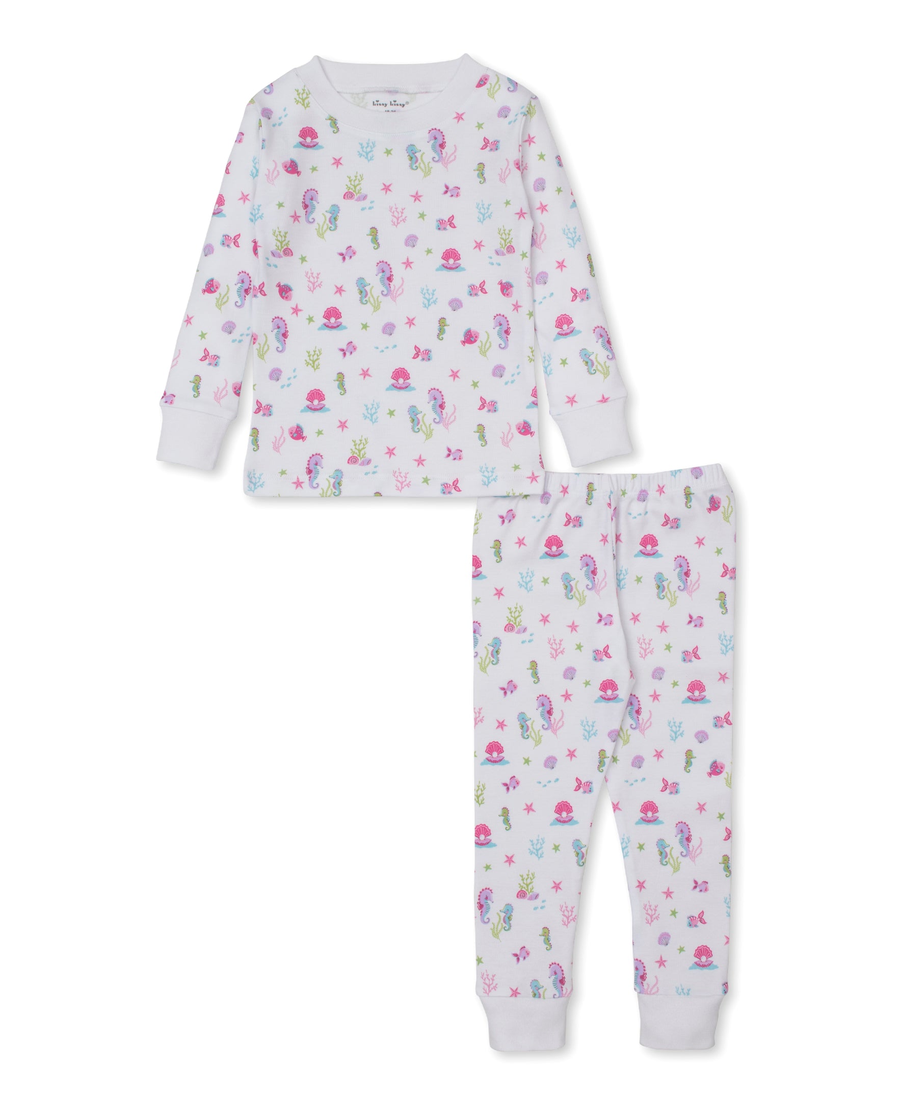 Seahorse Surprises Toddler Pajama Set - Kissy Kissy