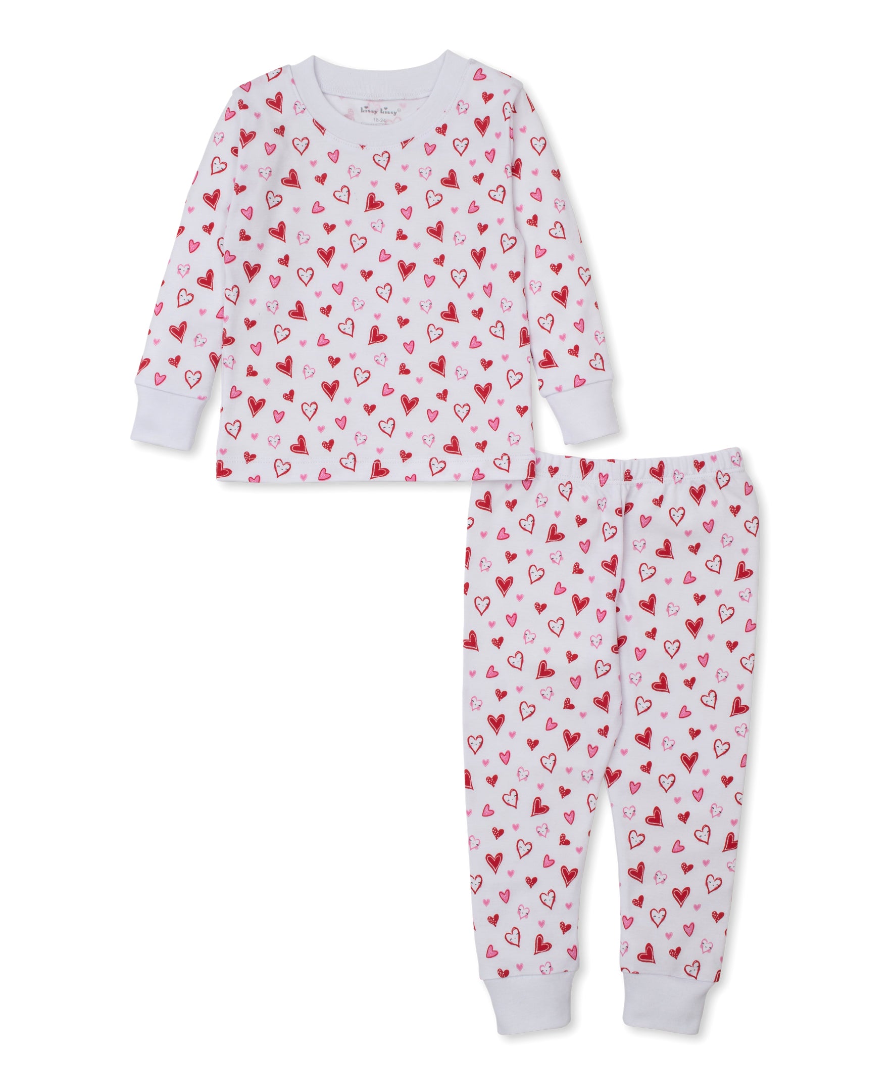 Hearts Galore Toddler Pajama Set
