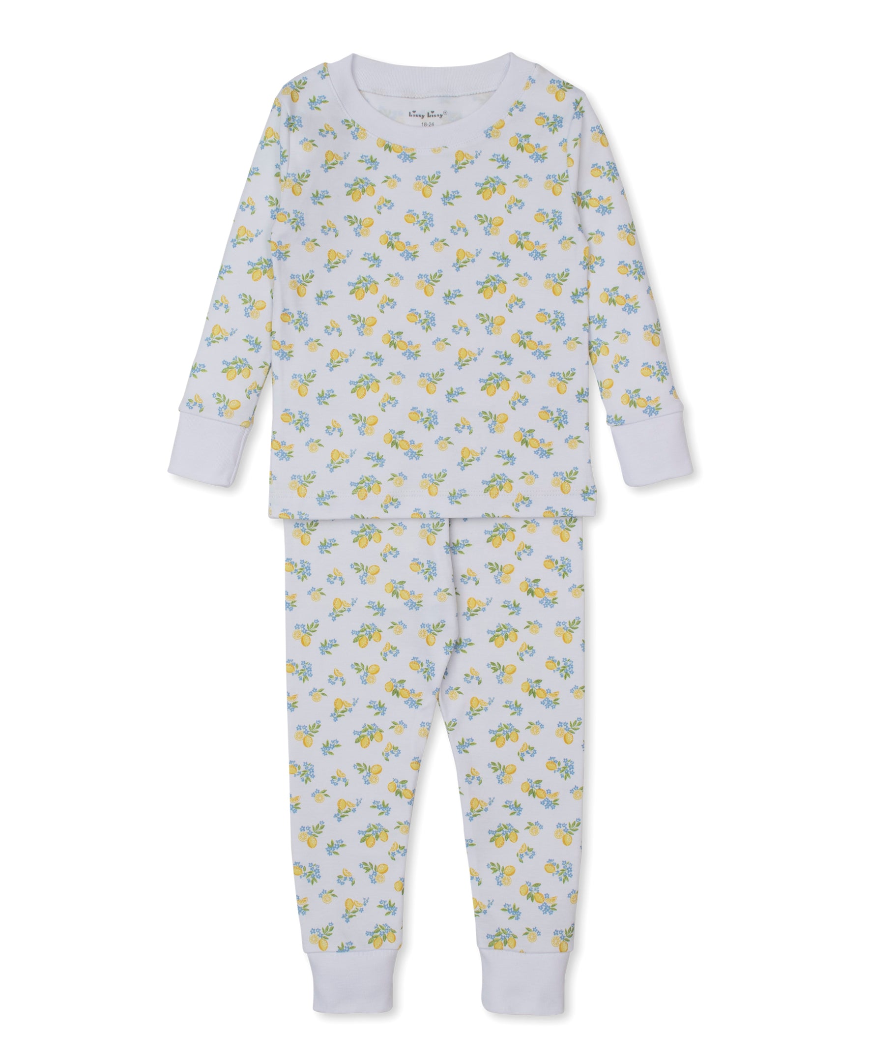 Lemon Blossoms Toddler Pajama Set
