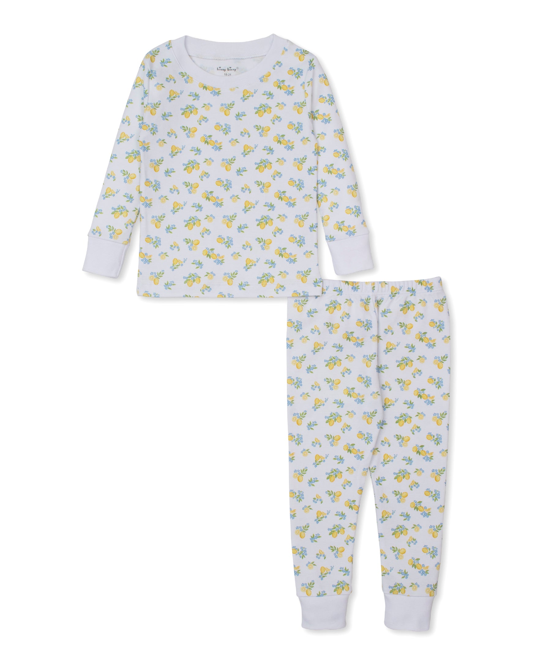 Lemon Blossoms Toddler Pajama Set