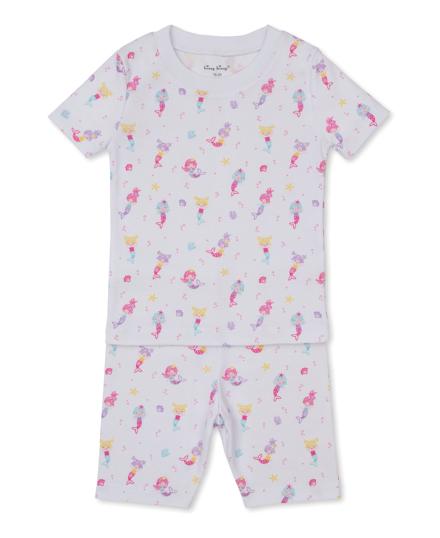 Underwater Mermaids Short Toddler Pajama Set - Kissy Kissy