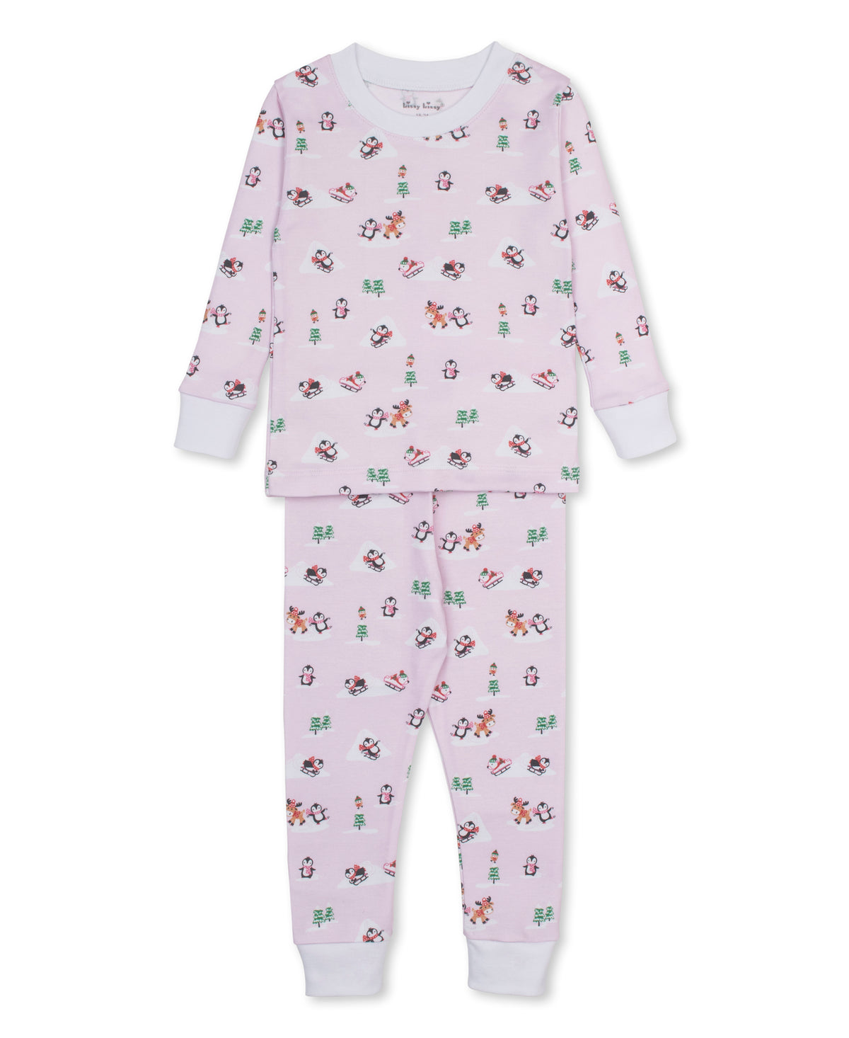 Snow Slides Pink Pajama Set - Kissy Kissy