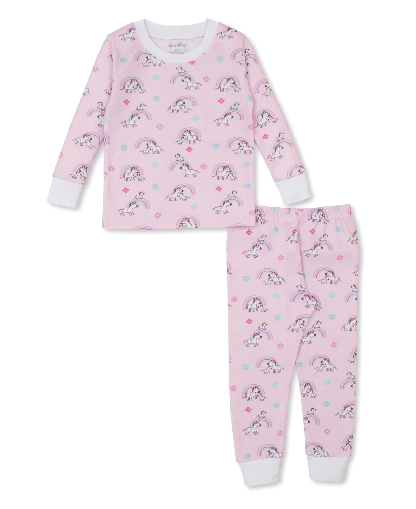 Zebra Summer Fun Toddler Pajama Set - Kissy Kissy