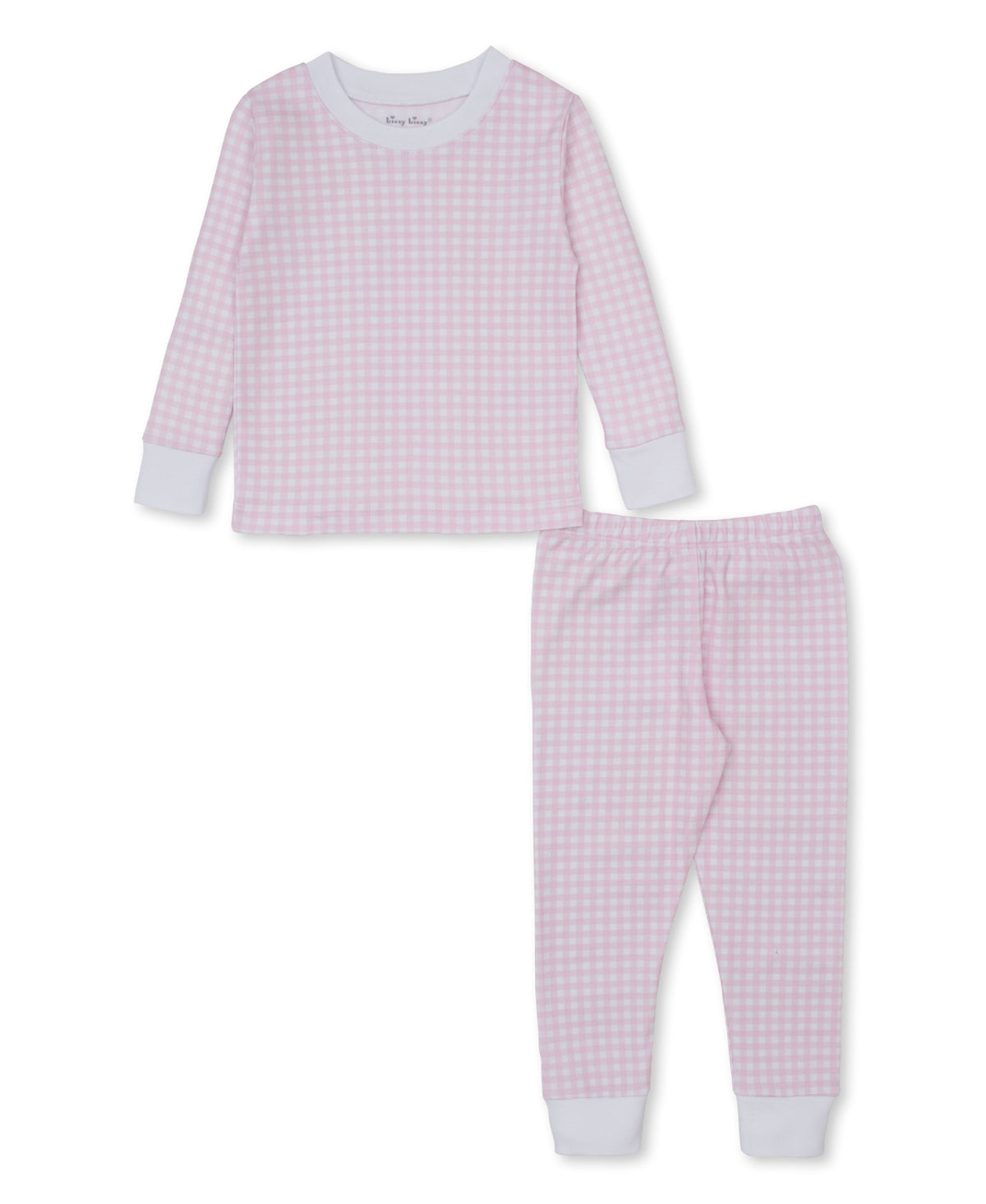 Gingham Traditions Pink Toddler Pajama Set - Kissy Kissy