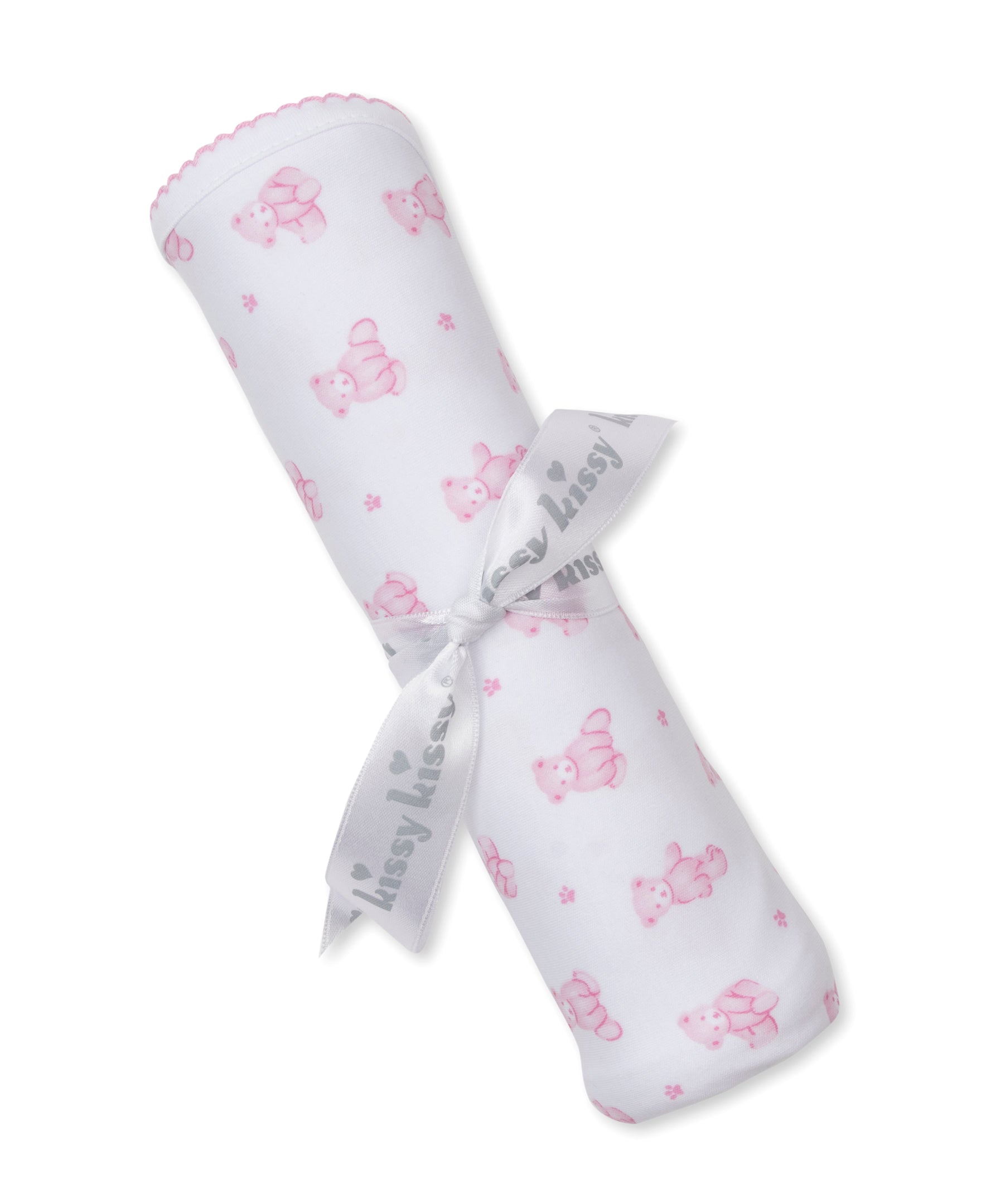 Teddy Bear Time Pink Blanket - Kissy Kissy