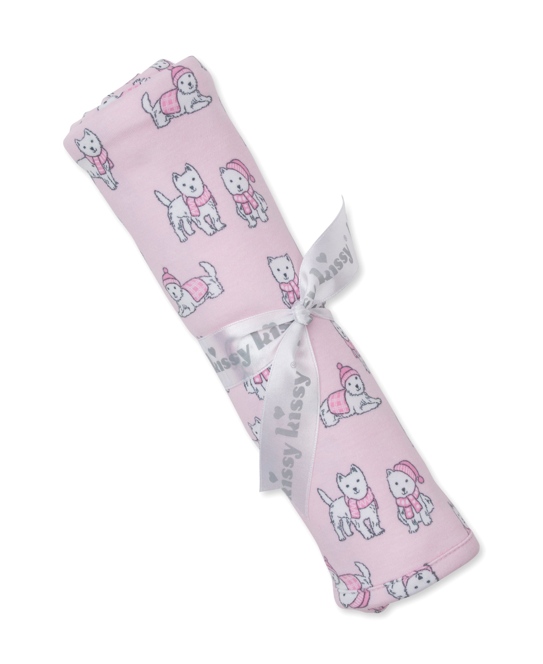 Pack of Pups Pink Blanket - Kissy Kissy