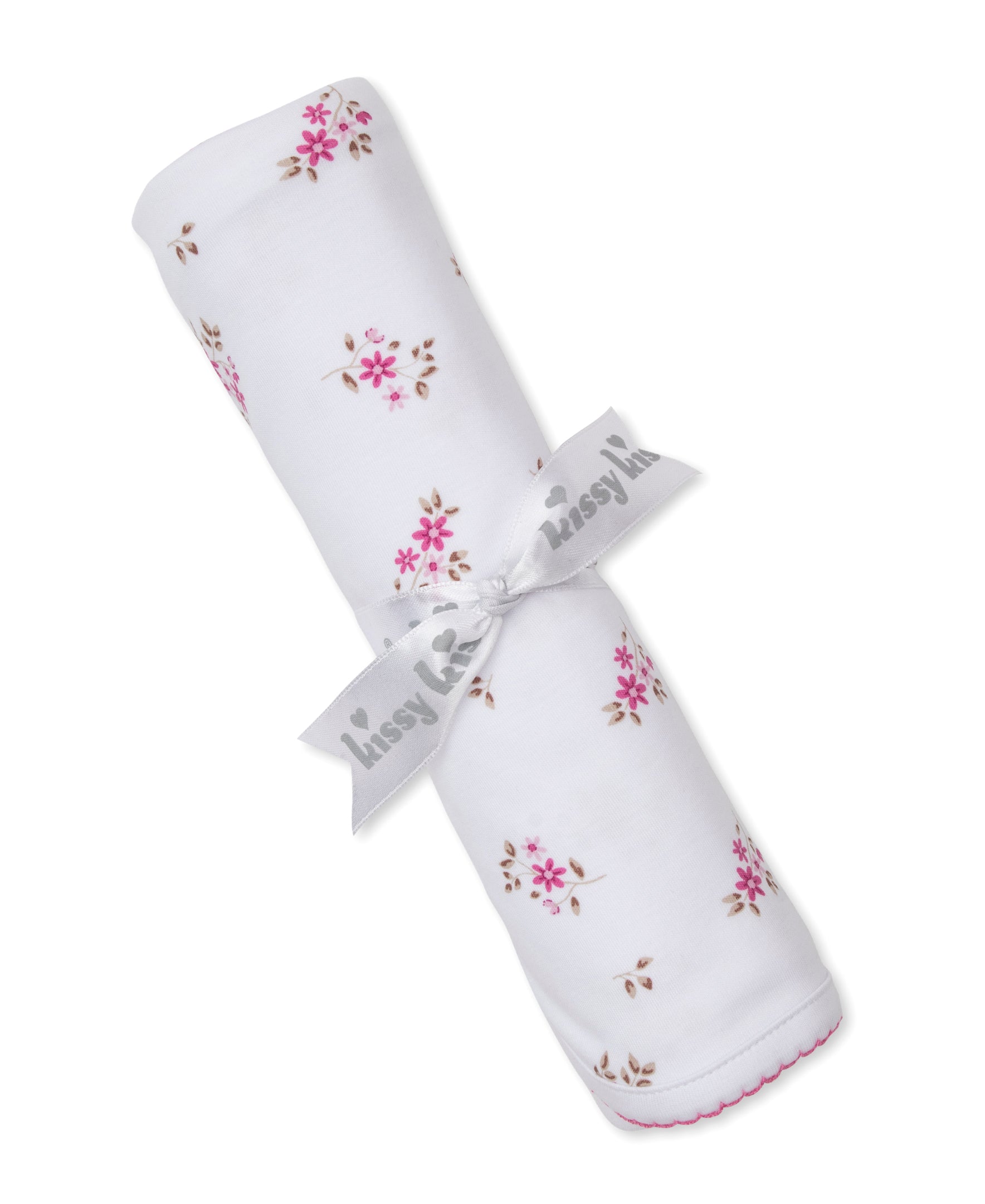 Tiny Blossoms Pink Blanket - Kissy Kissy