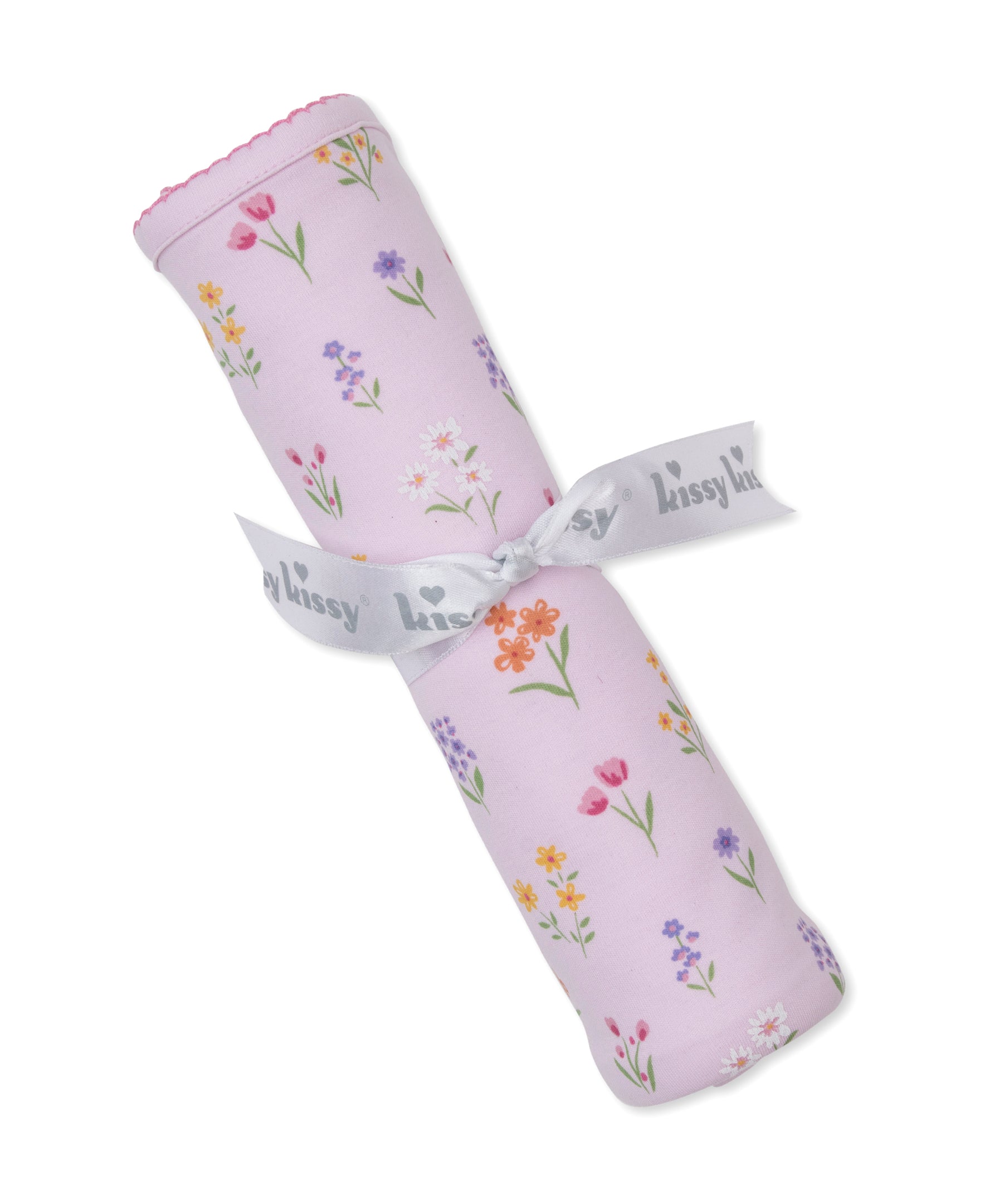 Summer Wildflowers Pink Blanket